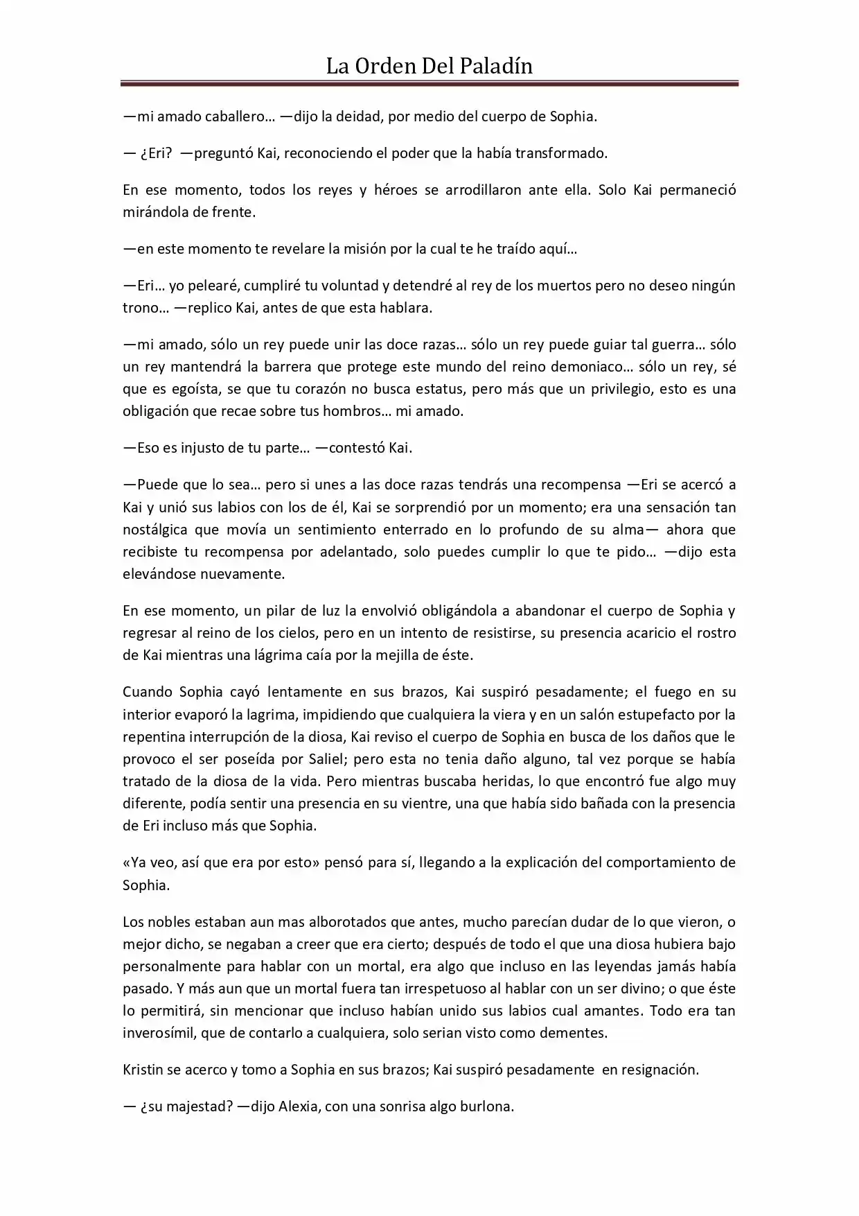 La Orden Del Paladin (Novela) - Capítulo 41 - Página 10 - LectorTMOo