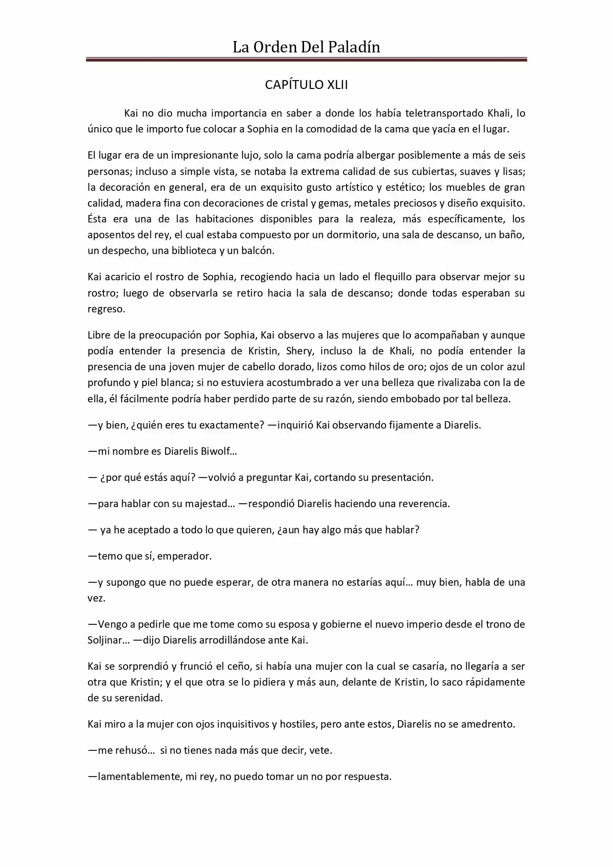 La Orden Del Paladin (Novela) - Capítulo 42 - Página 2 - LectorTMOo