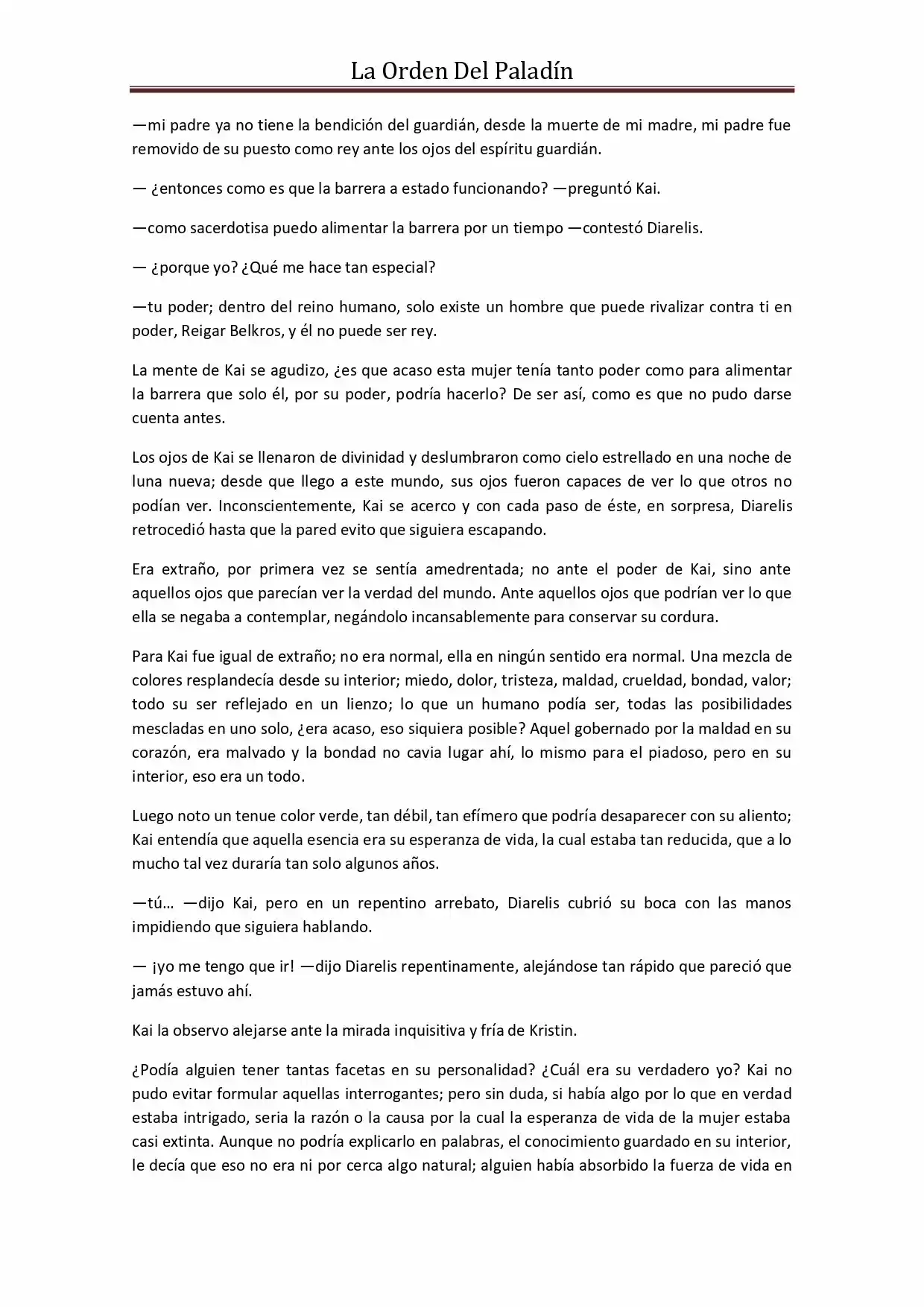 La Orden Del Paladin (Novela) - Capítulo 42 - Página 4 - LectorTMOo