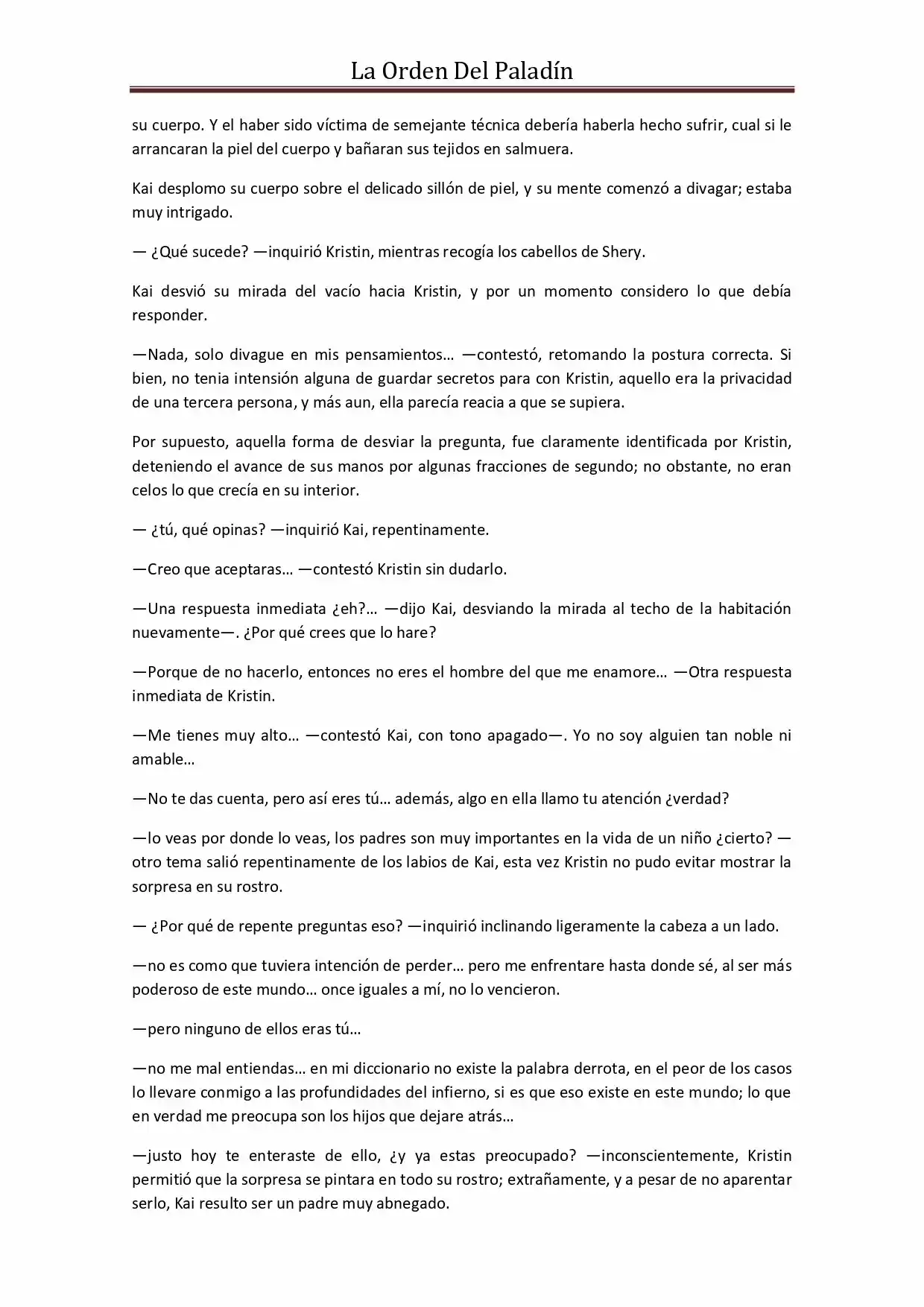 La Orden Del Paladin (Novela) - Capítulo 42 - Página 5 - LectorTMOo