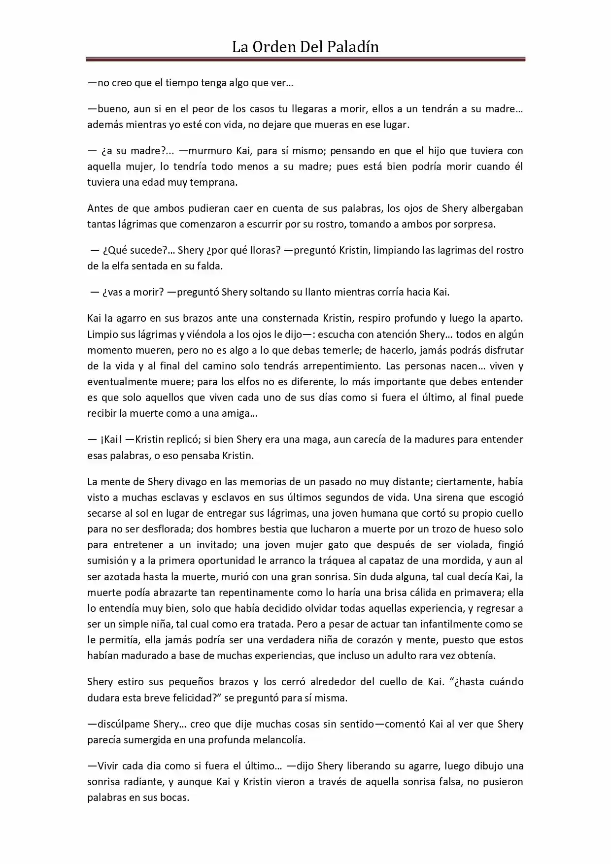 La Orden Del Paladin (Novela) - Capítulo 42 - Página 6 - LectorTMOo