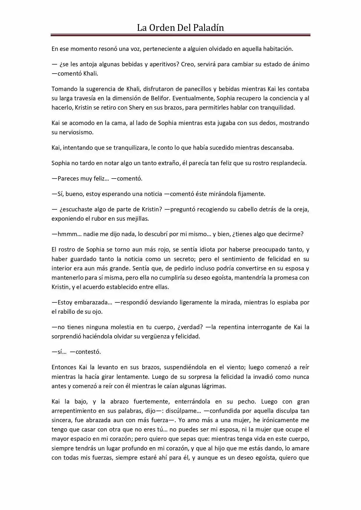 La Orden Del Paladin (Novela) - Capítulo 42 - Página 7 - LectorTMOo