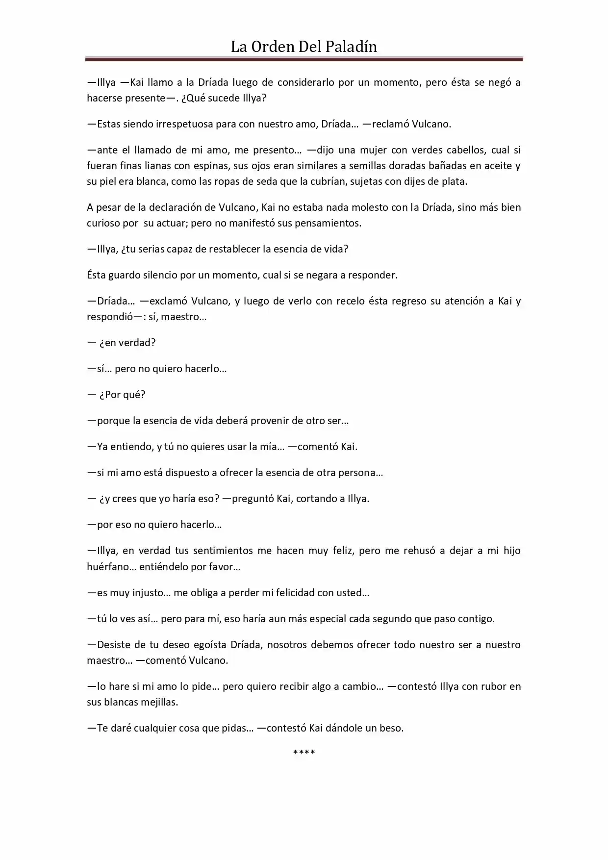La Orden Del Paladin (Novela) - Capítulo 42 - Página 9 - LectorTMOo