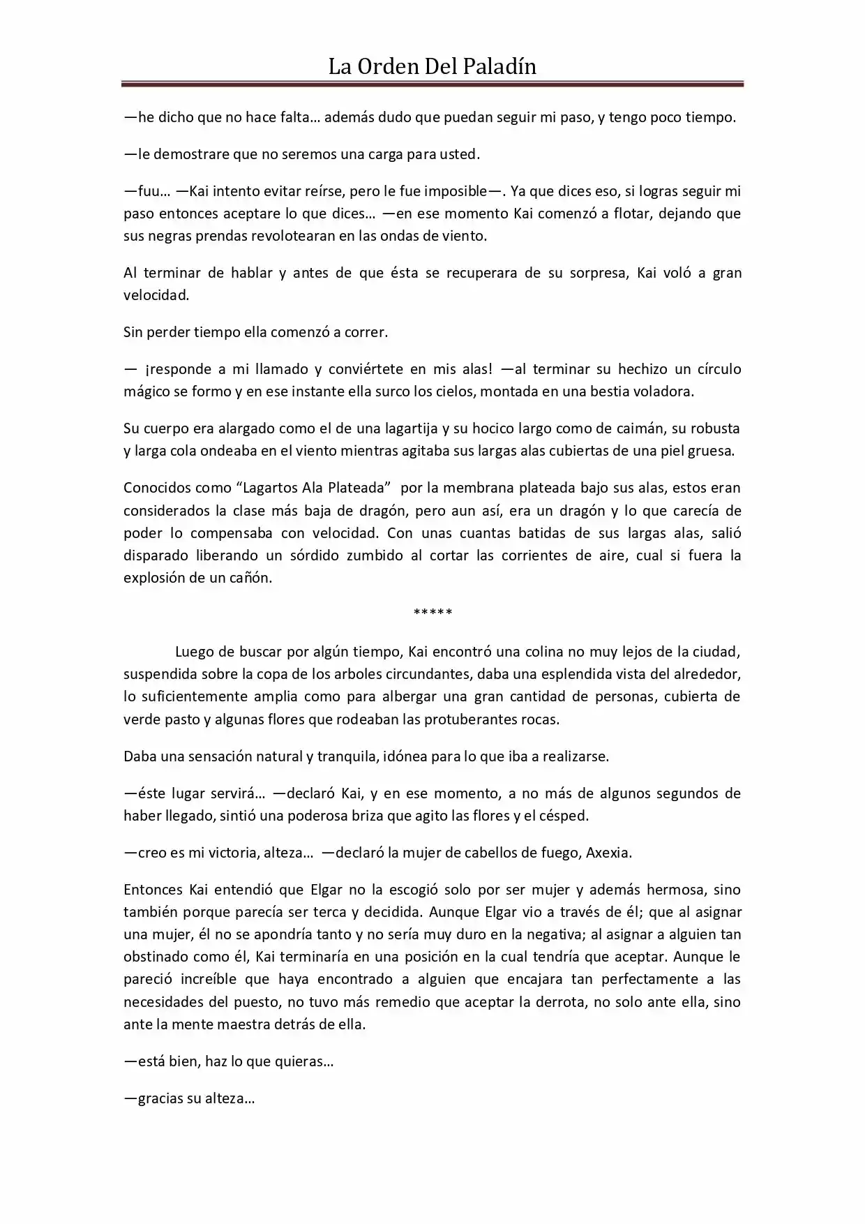 La Orden Del Paladin (Novela) - Capítulo 42 - Página 11 - LectorTMOo
