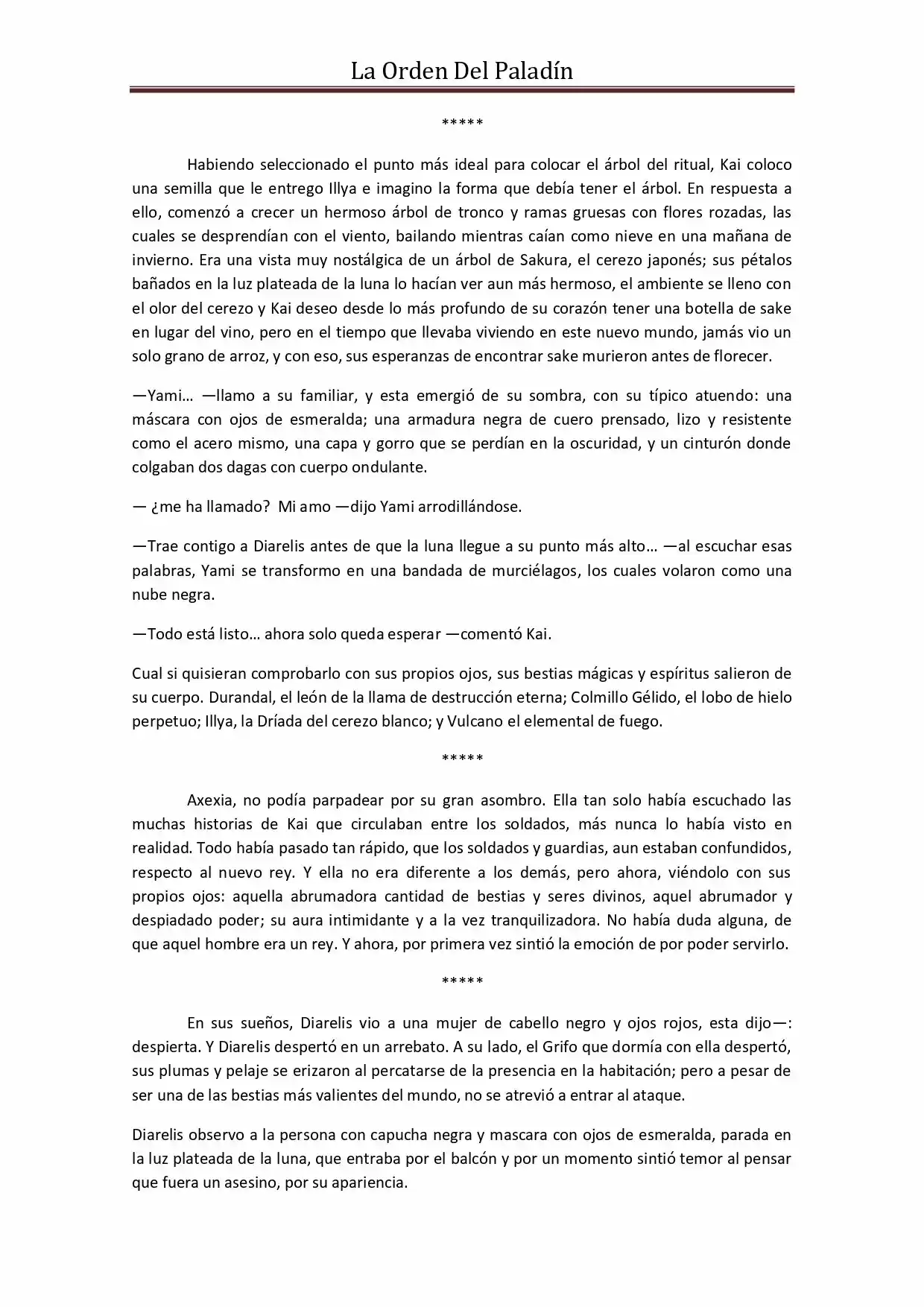 La Orden Del Paladin (Novela) - Capítulo 42 - Página 12 - LectorTMOo