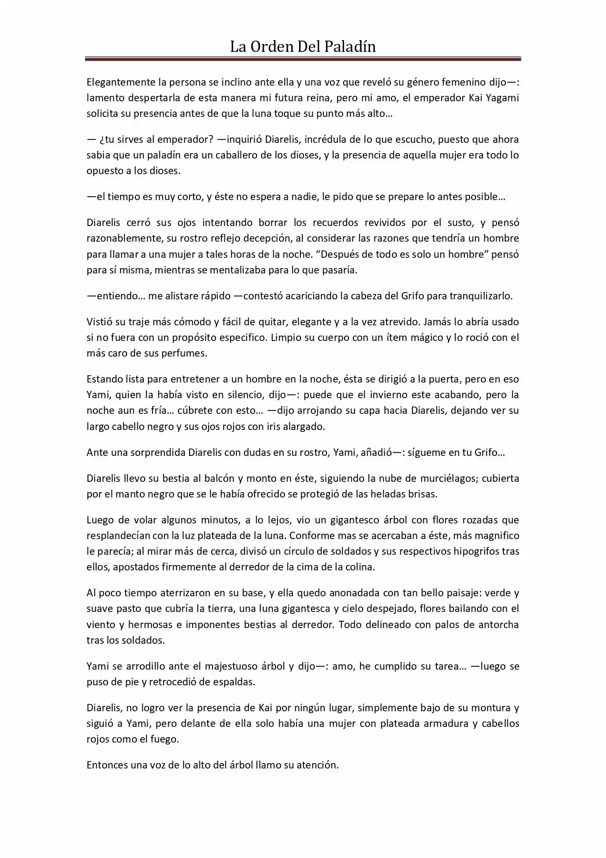 La Orden Del Paladin (Novela) - Capítulo 42 - Página 13 - LectorTMOo