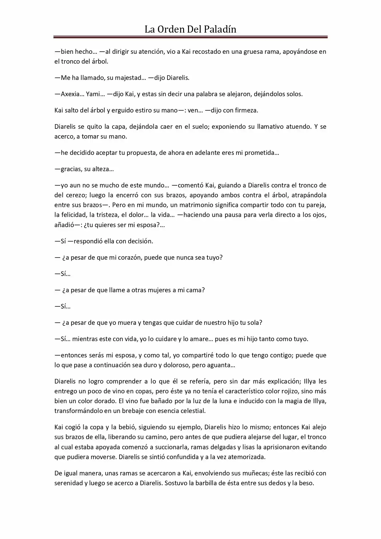 La Orden Del Paladin (Novela) - Capítulo 42 - Página 14 - LectorTMOo