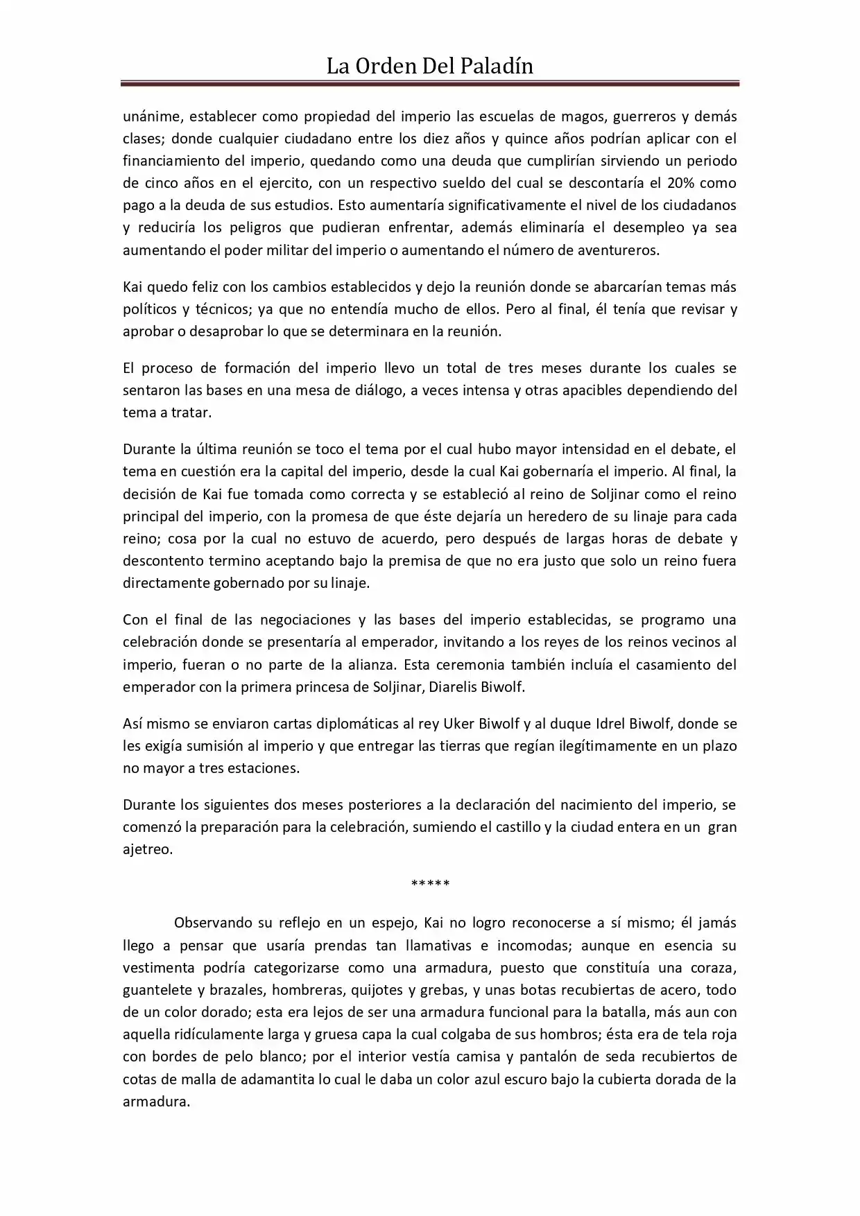 La Orden Del Paladin (Novela) - Capítulo 43 - Página 3 - LectorTMOo