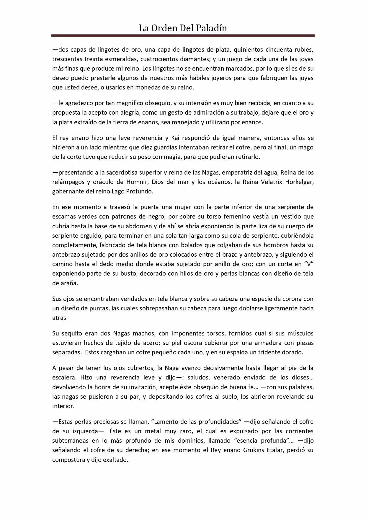 La Orden Del Paladin (Novela) - Capítulo 43 - Página 7 - LectorTMOo