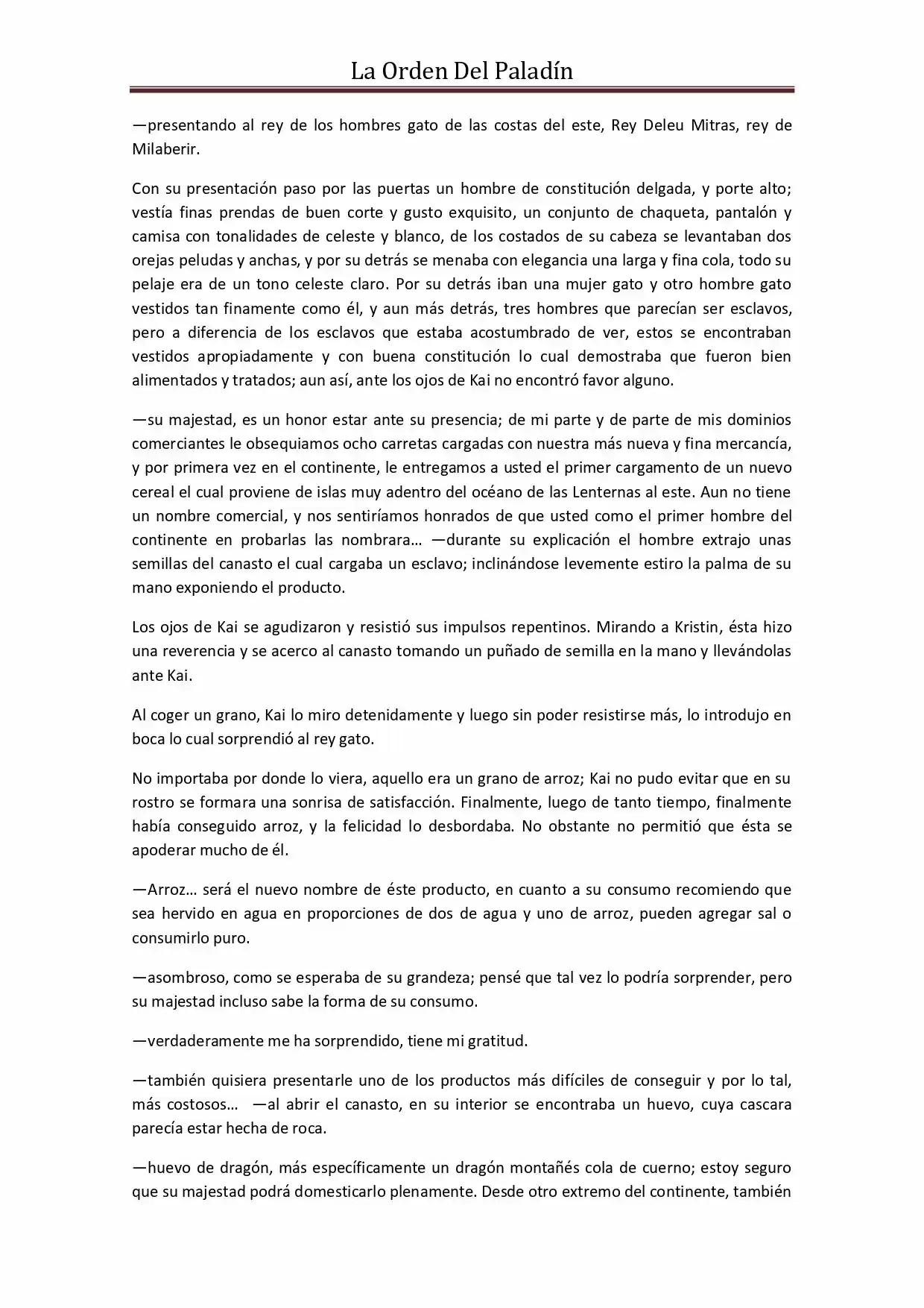 La Orden Del Paladin (Novela) - Capítulo 43 - Página 9 - LectorTMOo