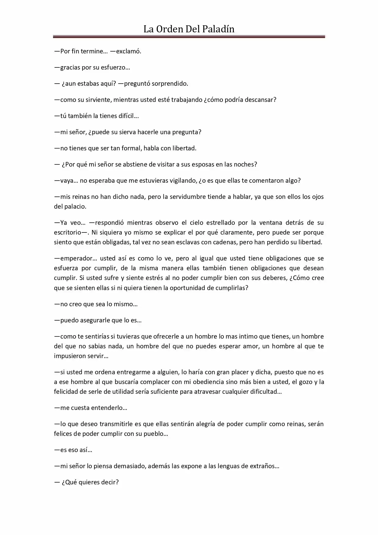 La Orden Del Paladin (Novela) - Capítulo 44 - Página 2 - LectorTMOo