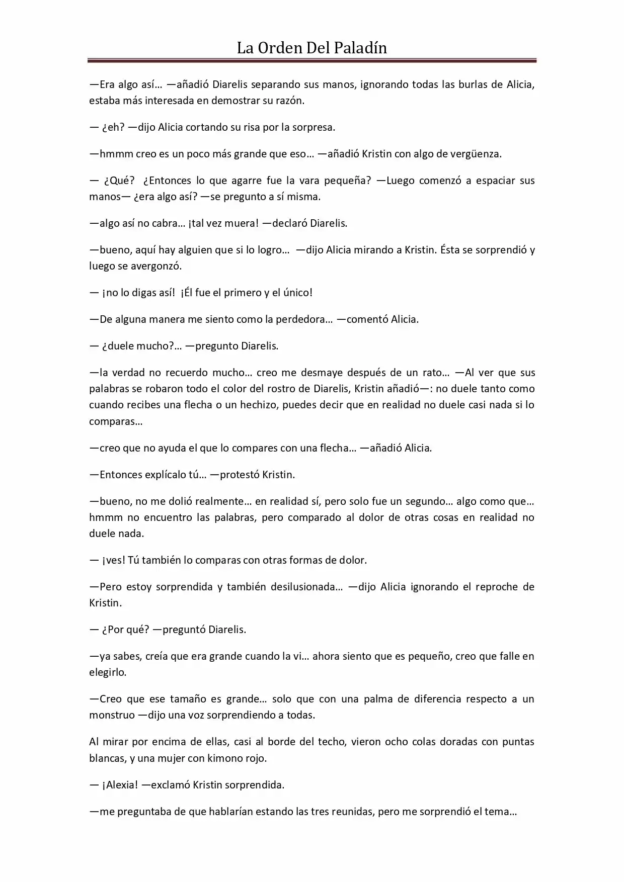 La Orden Del Paladin (Novela) - Capítulo 44 - Página 9 - LectorTMOo