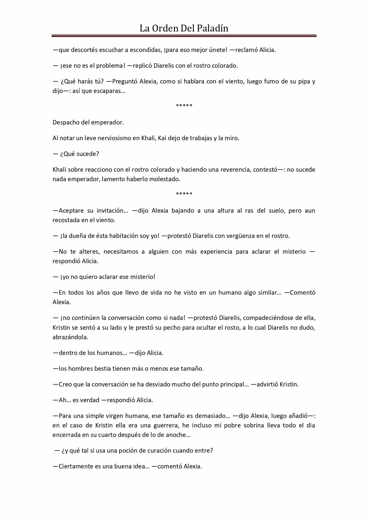 La Orden Del Paladin (Novela) - Capítulo 44 - Página 10 - LectorTMOo