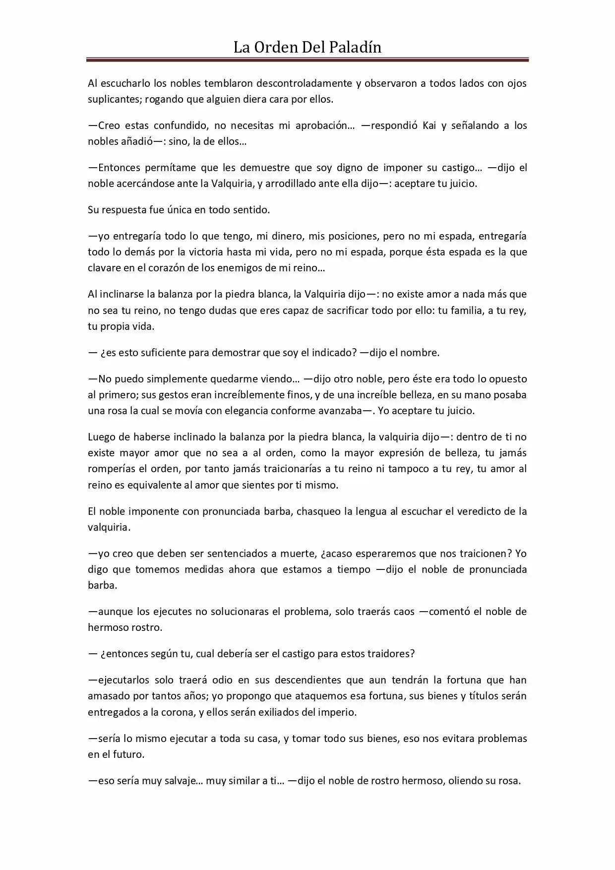La Orden Del Paladin (Novela) - Capítulo 45 - Página 11 - LectorTMOo