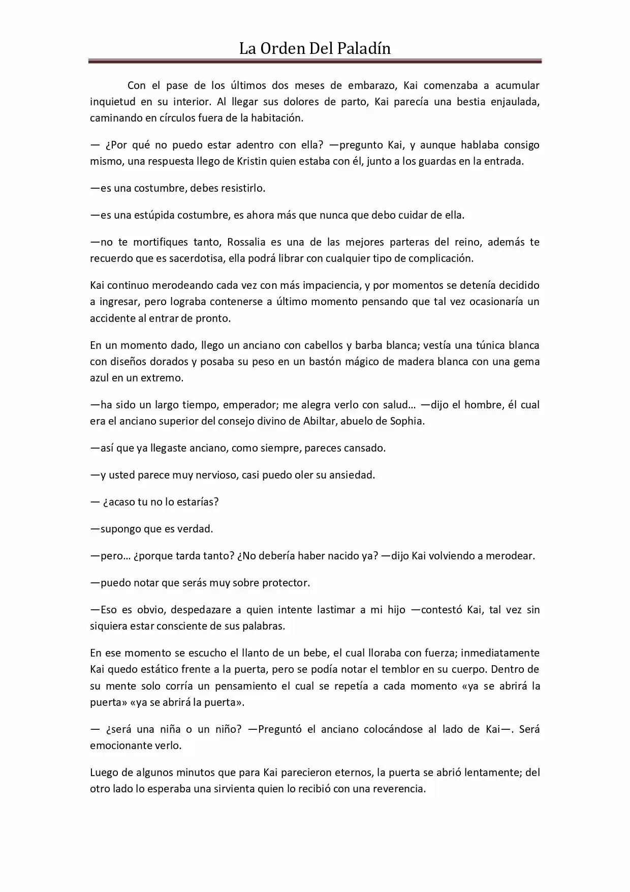 La Orden Del Paladin (Novela) - Capítulo 45 - Página 13 - LectorTMOo
