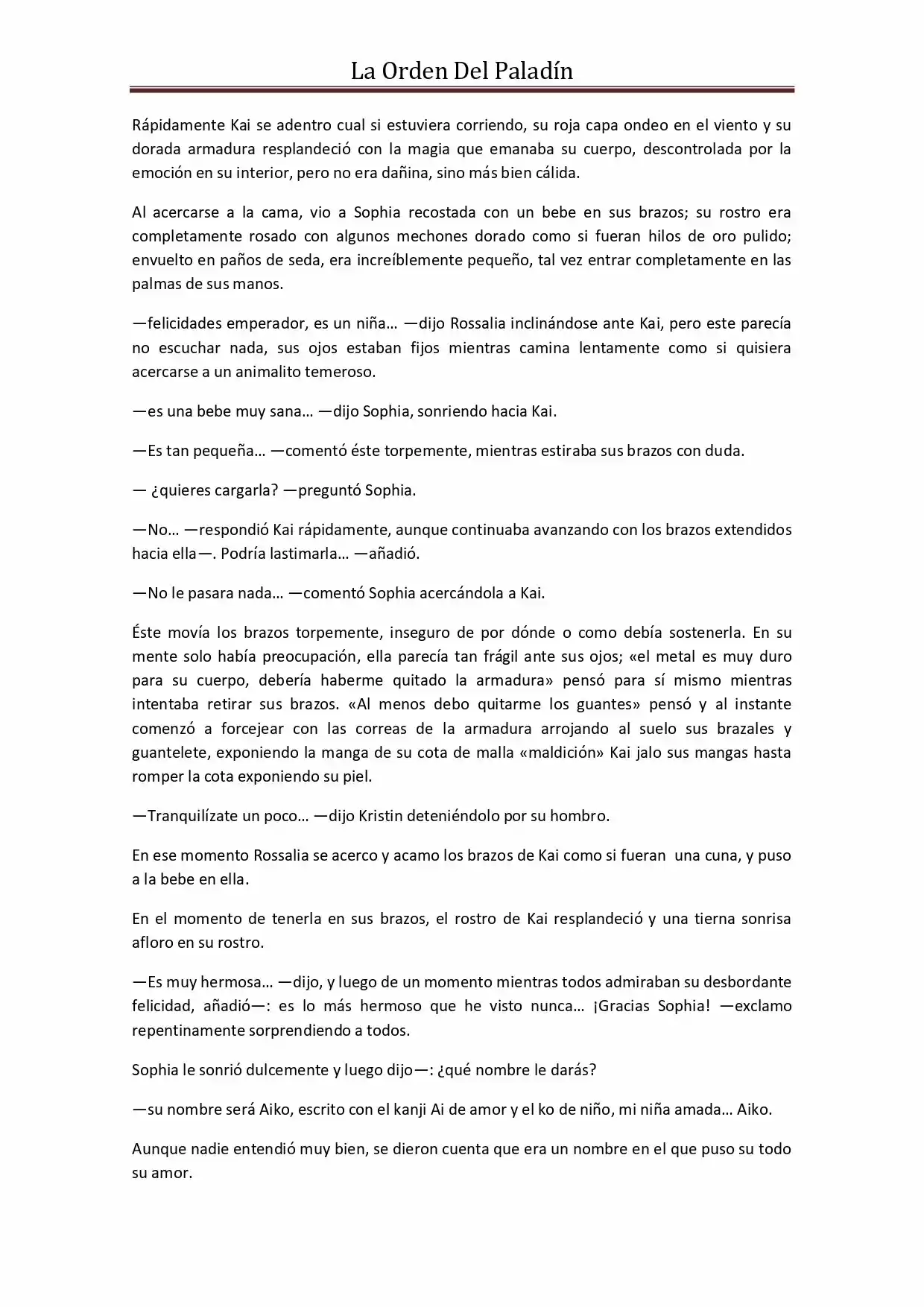 La Orden Del Paladin (Novela) - Capítulo 45 - Página 14 - LectorTMOo