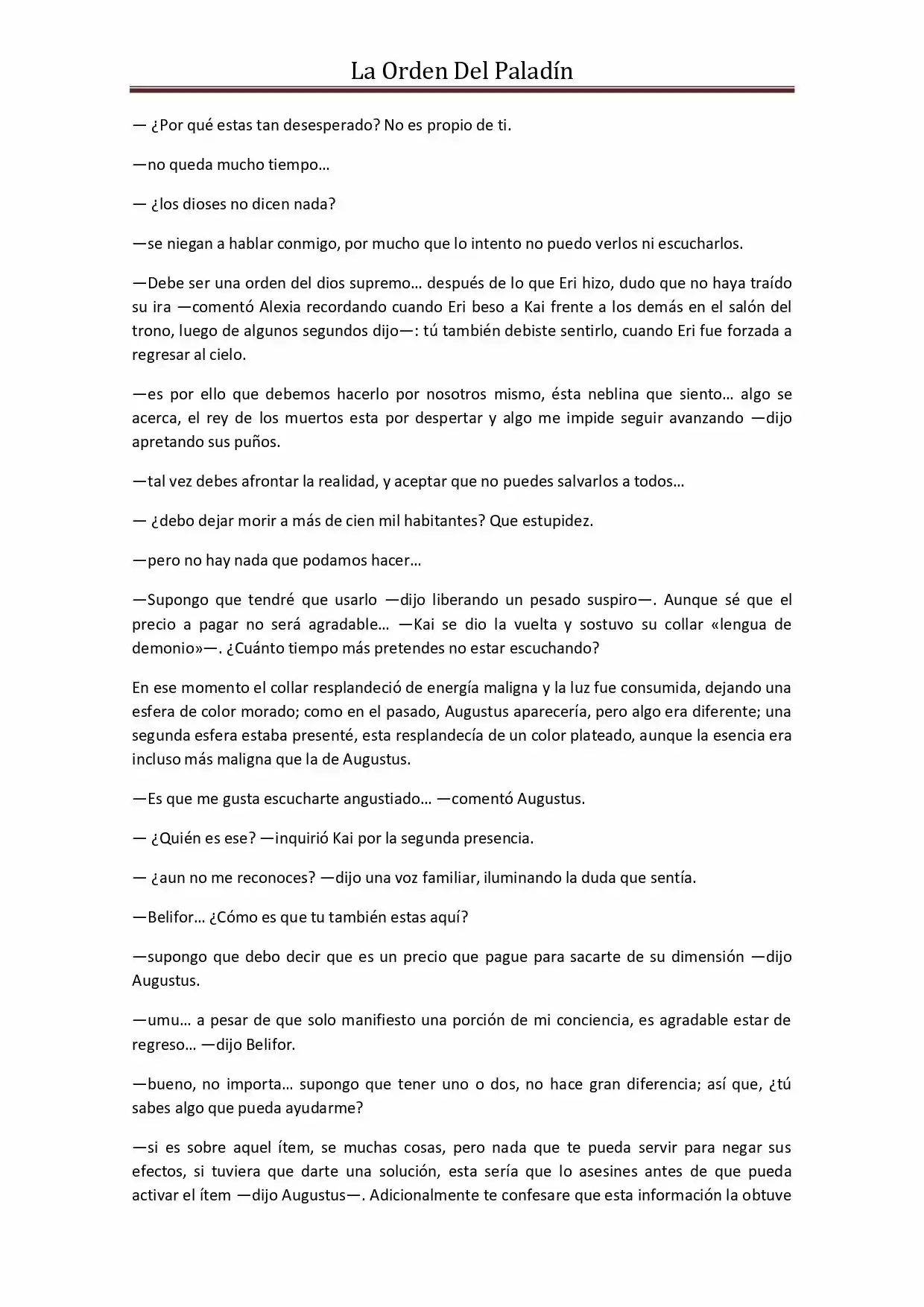 La Orden Del Paladin (Novela) - Capítulo 46 - Página 2 - LectorTMOo