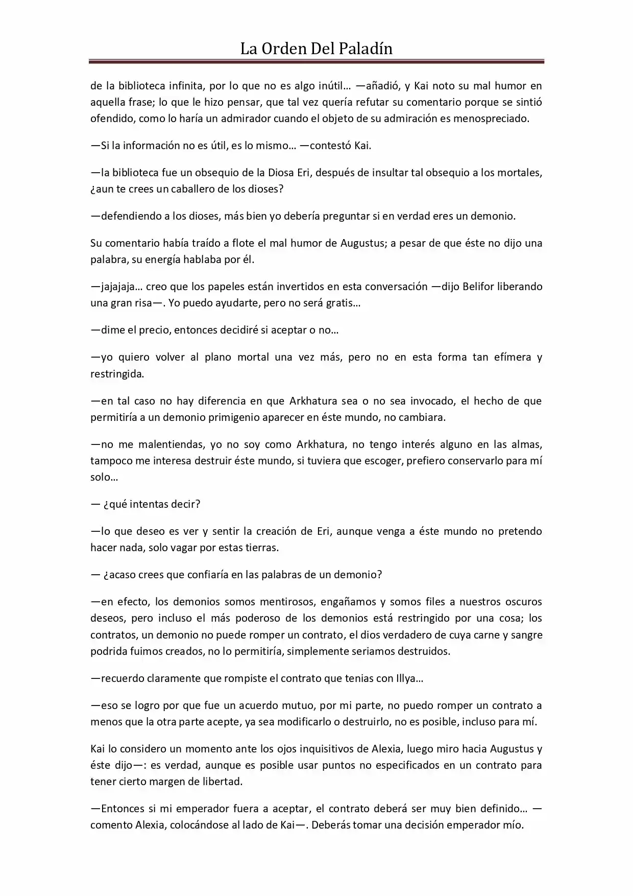 La Orden Del Paladin (Novela) - Capítulo 46 - Página 3 - LectorTMOo