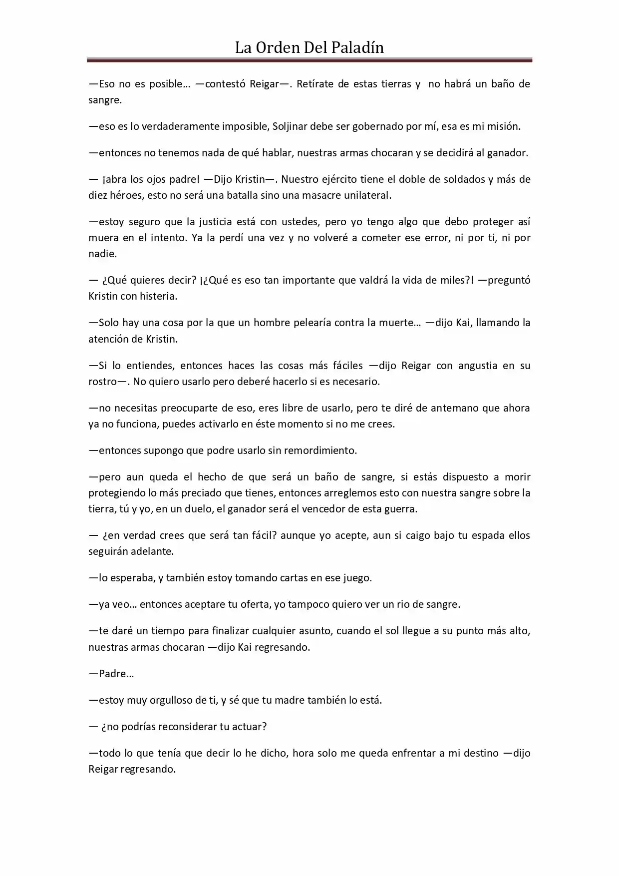 La Orden Del Paladin (Novela) - Capítulo 46 - Página 7 - LectorTMOo
