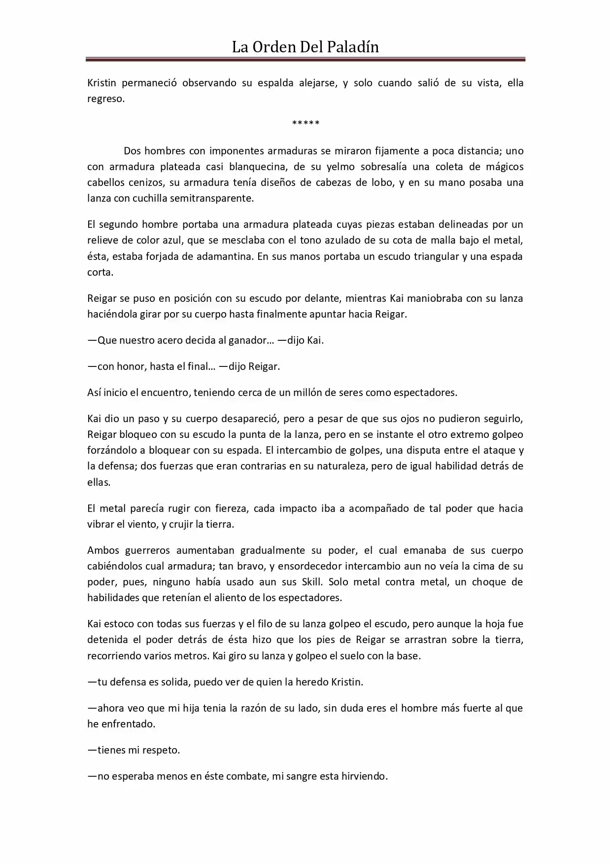 La Orden Del Paladin (Novela) - Capítulo 46 - Página 8 - LectorTMOo