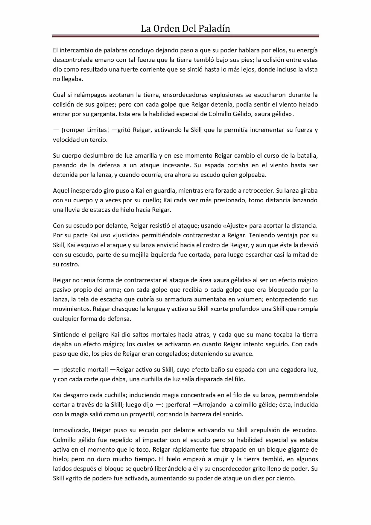 La Orden Del Paladin (Novela) - Capítulo 46 - Página 9 - LectorTMOo