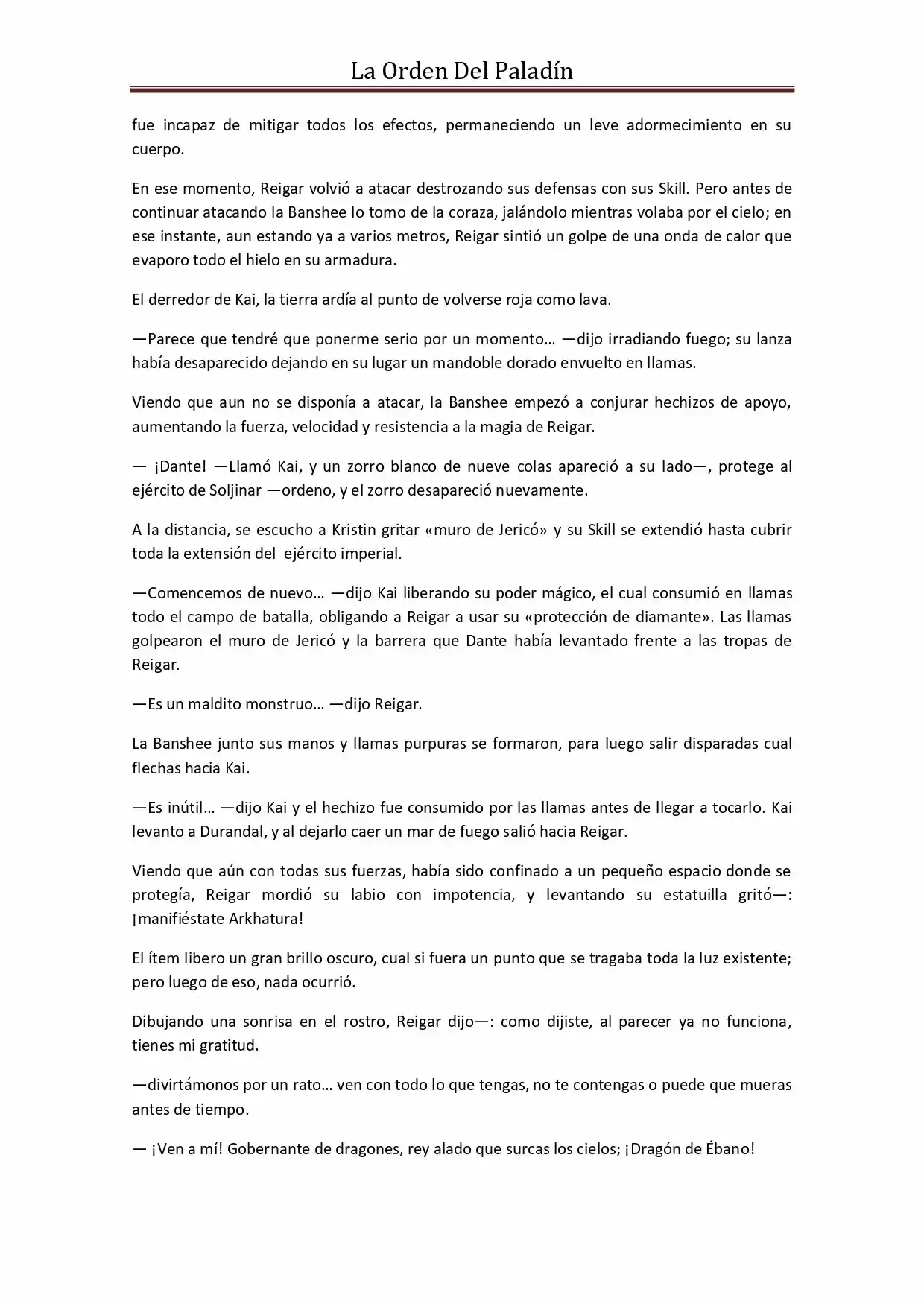 La Orden Del Paladin (Novela) - Capítulo 46 - Página 11 - LectorTMOo