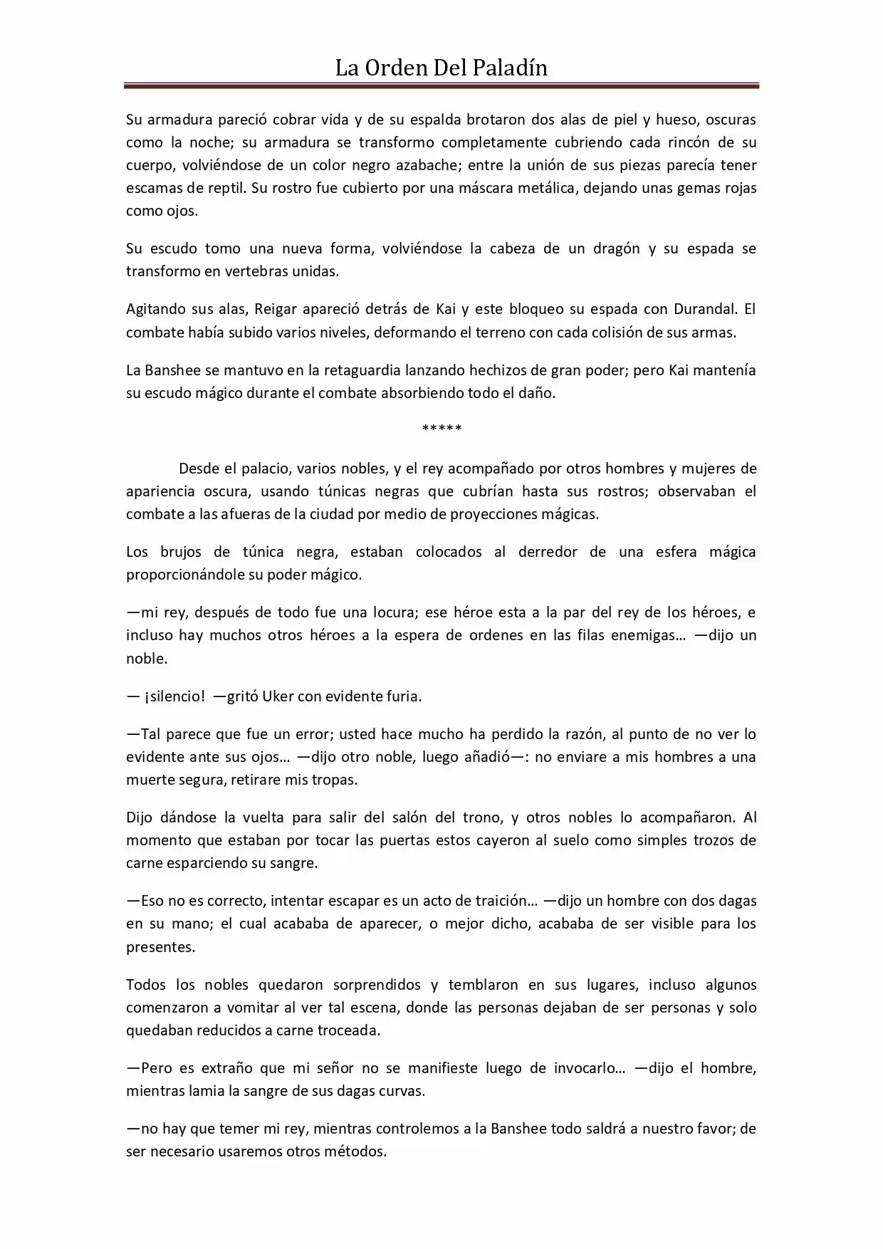 La Orden Del Paladin (Novela) - Capítulo 46 - Página 12 - LectorTMOo