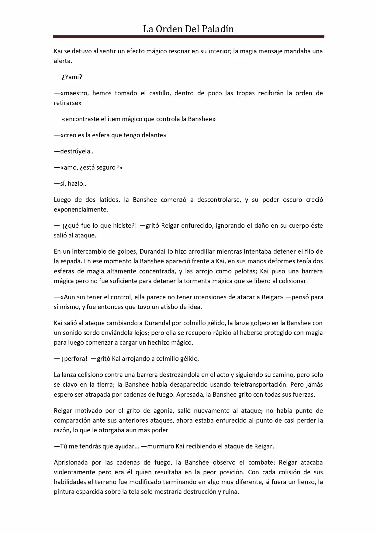 La Orden Del Paladin (Novela) - Capítulo 47 - Página 3 - LectorTMOo