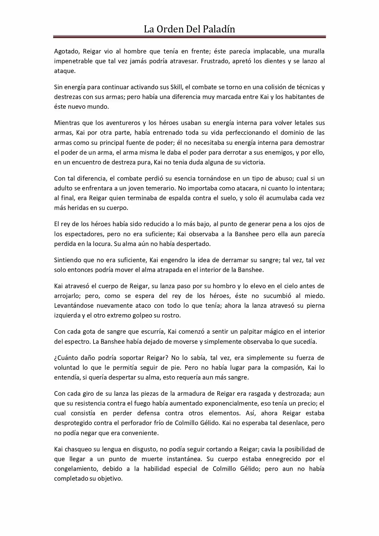 La Orden Del Paladin (Novela) - Capítulo 47 - Página 4 - LectorTMOo