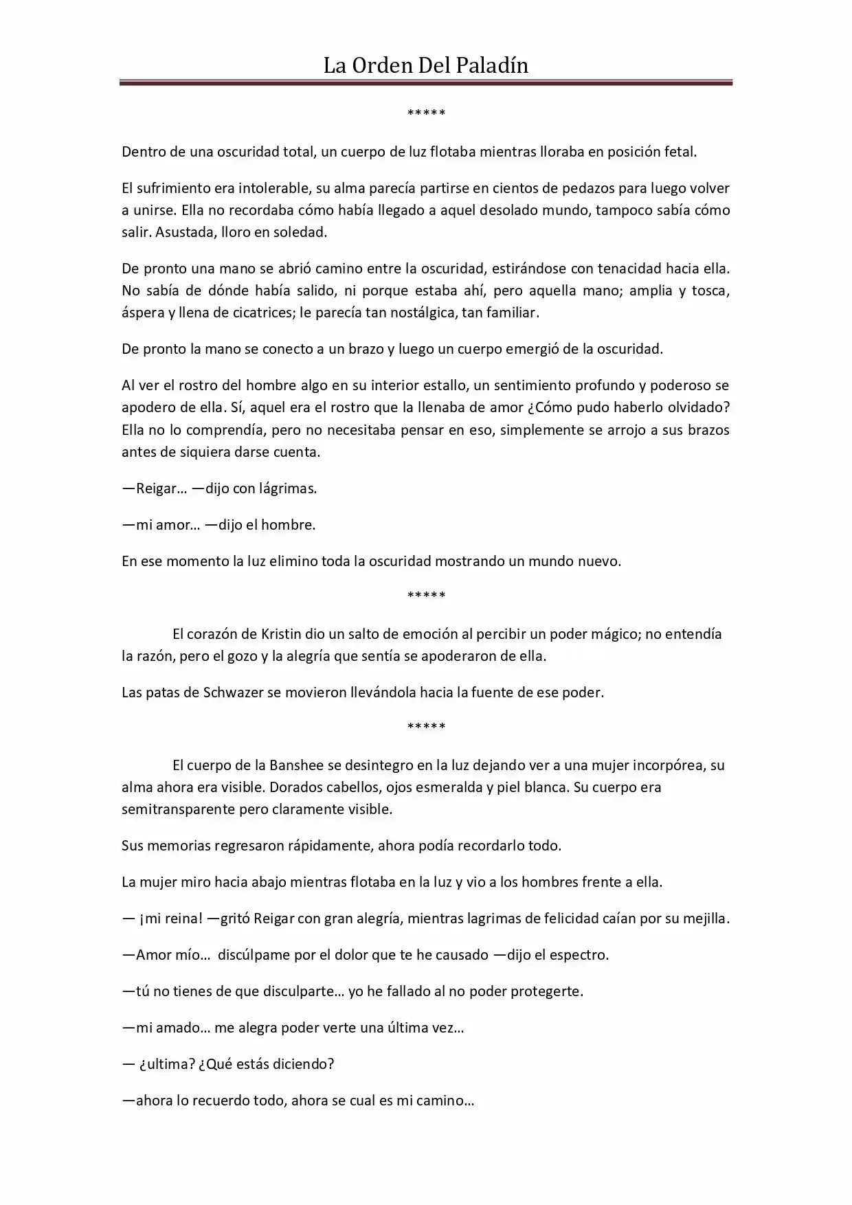 La Orden Del Paladin (Novela) - Capítulo 47 - Página 6 - LectorTMOo