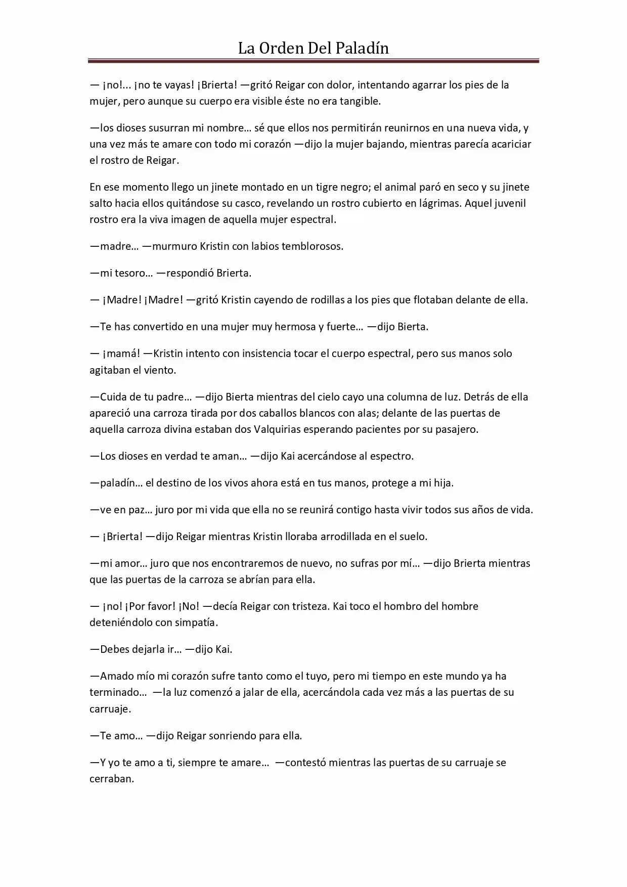 La Orden Del Paladin (Novela) - Capítulo 47 - Página 7 - LectorTMOo