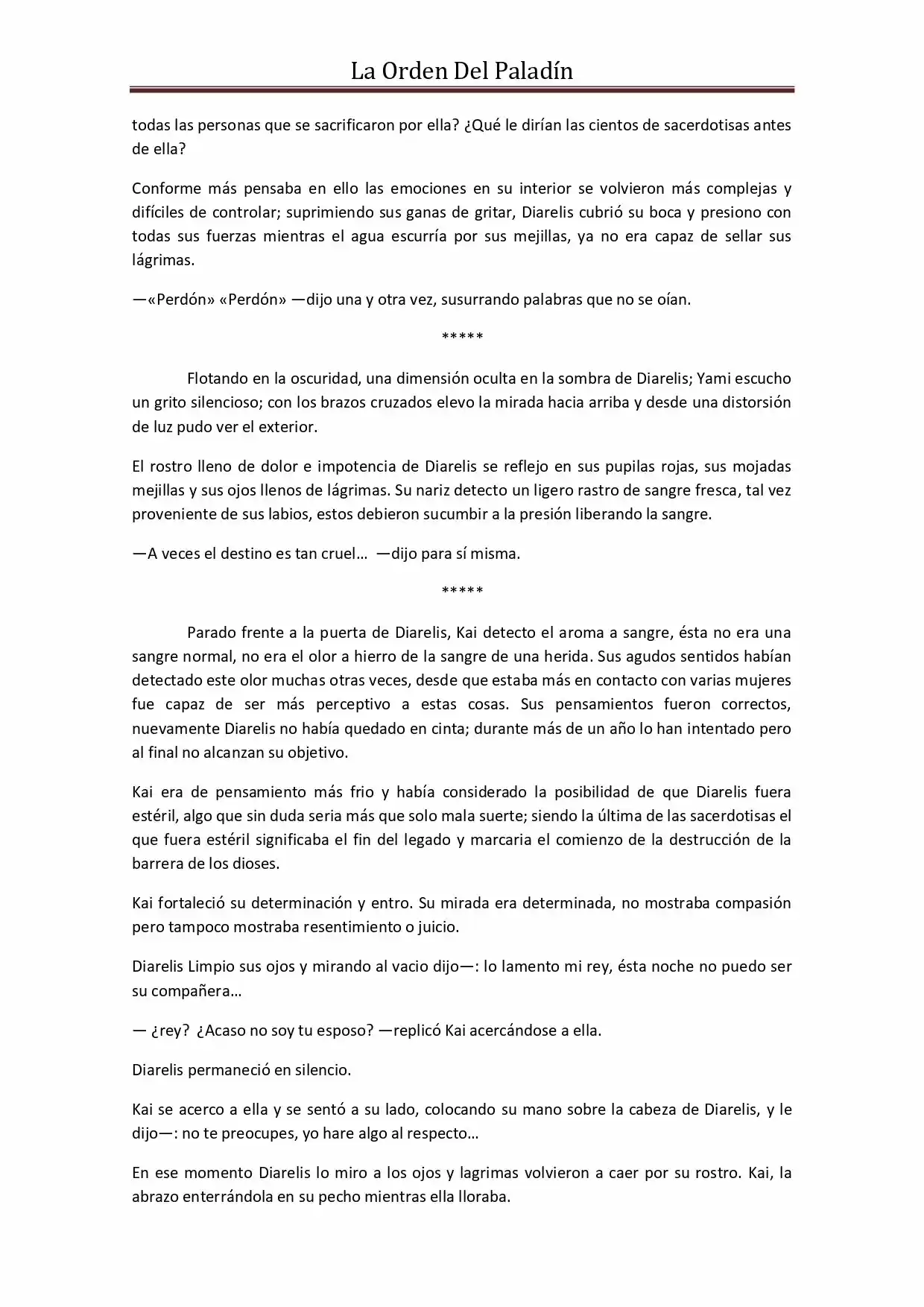 La Orden Del Paladin (Novela) - Capítulo 48 - Página 6 - LectorTMOo