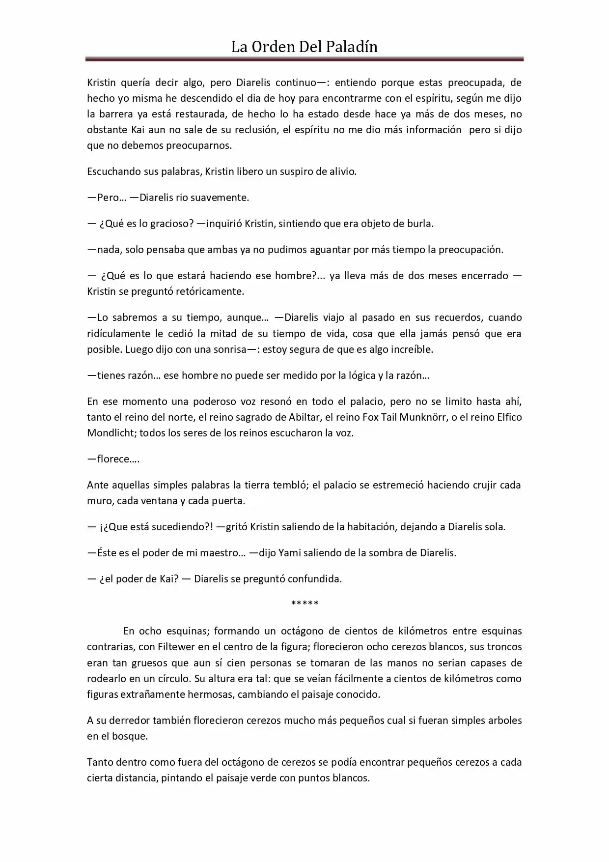 La Orden Del Paladin (Novela) - Capítulo 48 - Página 8 - LectorTMOo