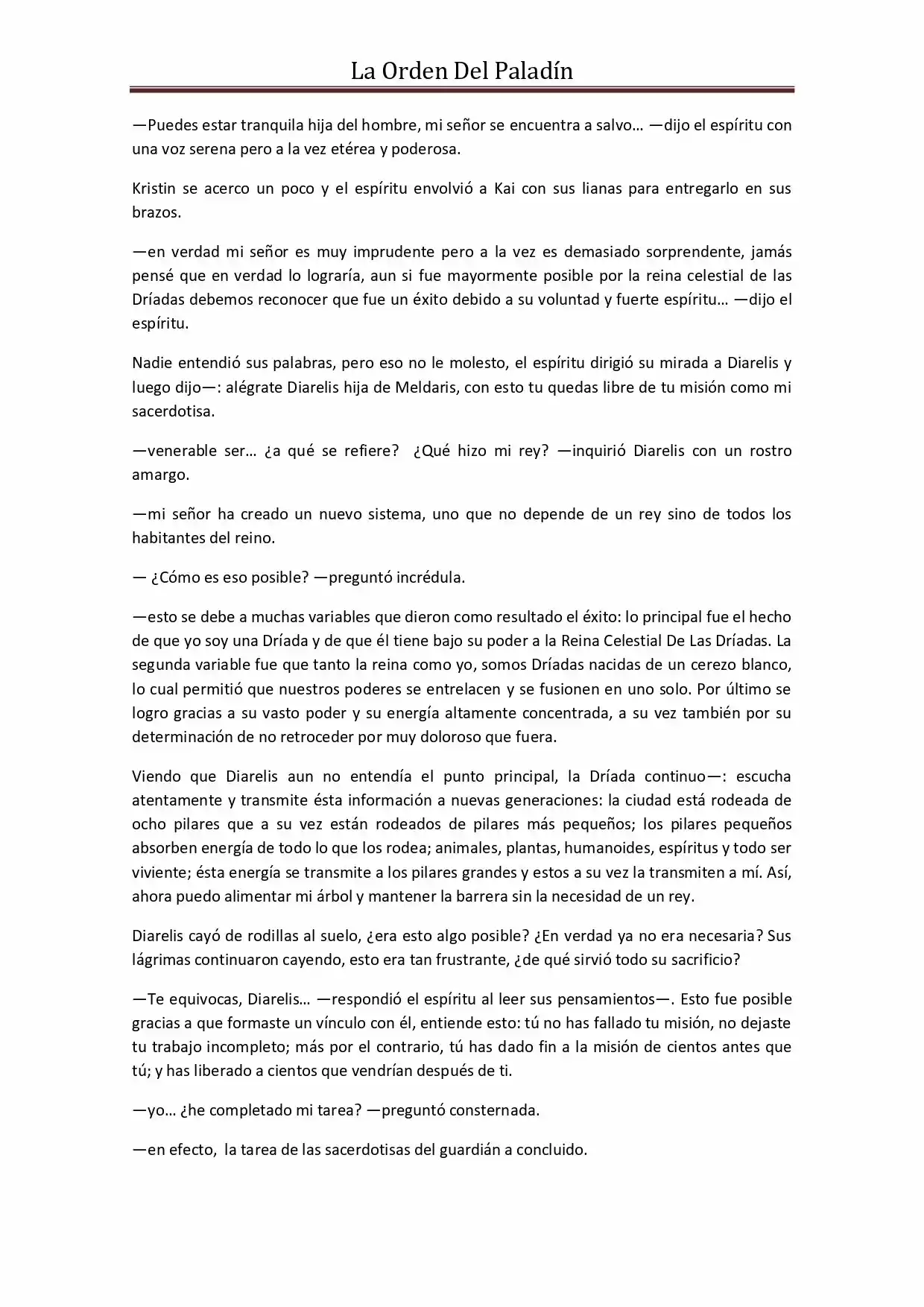 La Orden Del Paladin (Novela) - Capítulo 48 - Página 10 - LectorTMOo