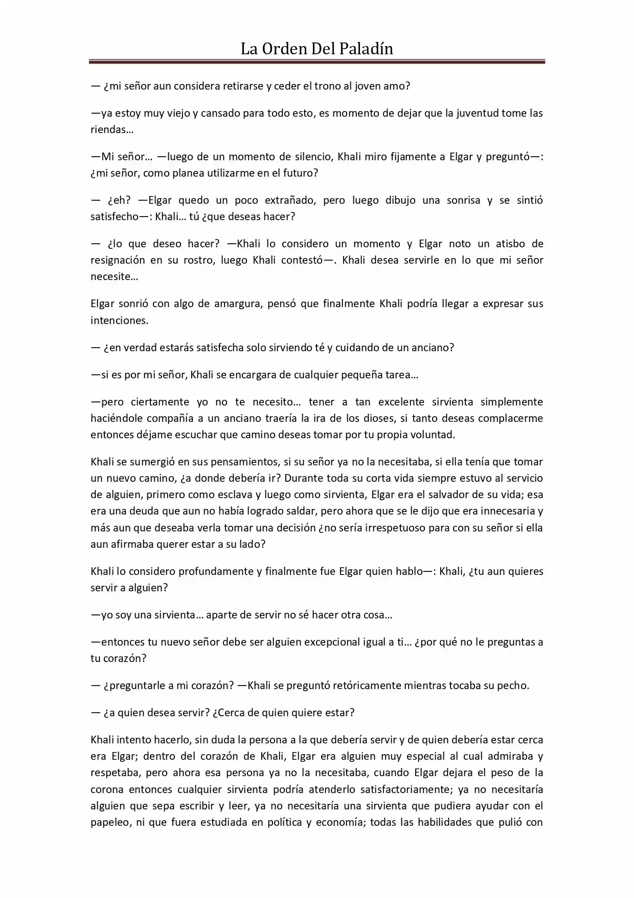 La Orden Del Paladin (Novela) - Capítulo 49 - Página 2 - LectorTMOo