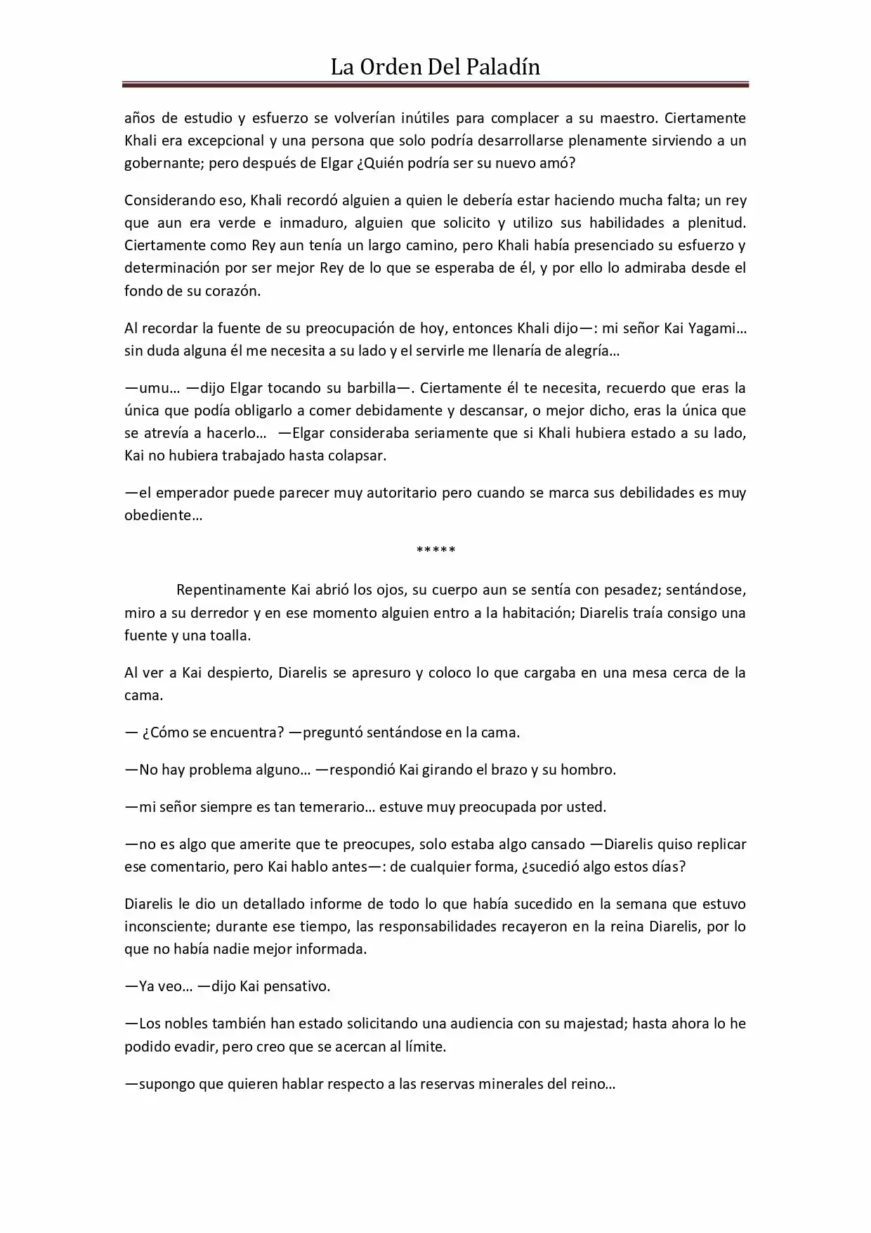 La Orden Del Paladin (Novela) - Capítulo 49 - Página 3 - LectorTMOo