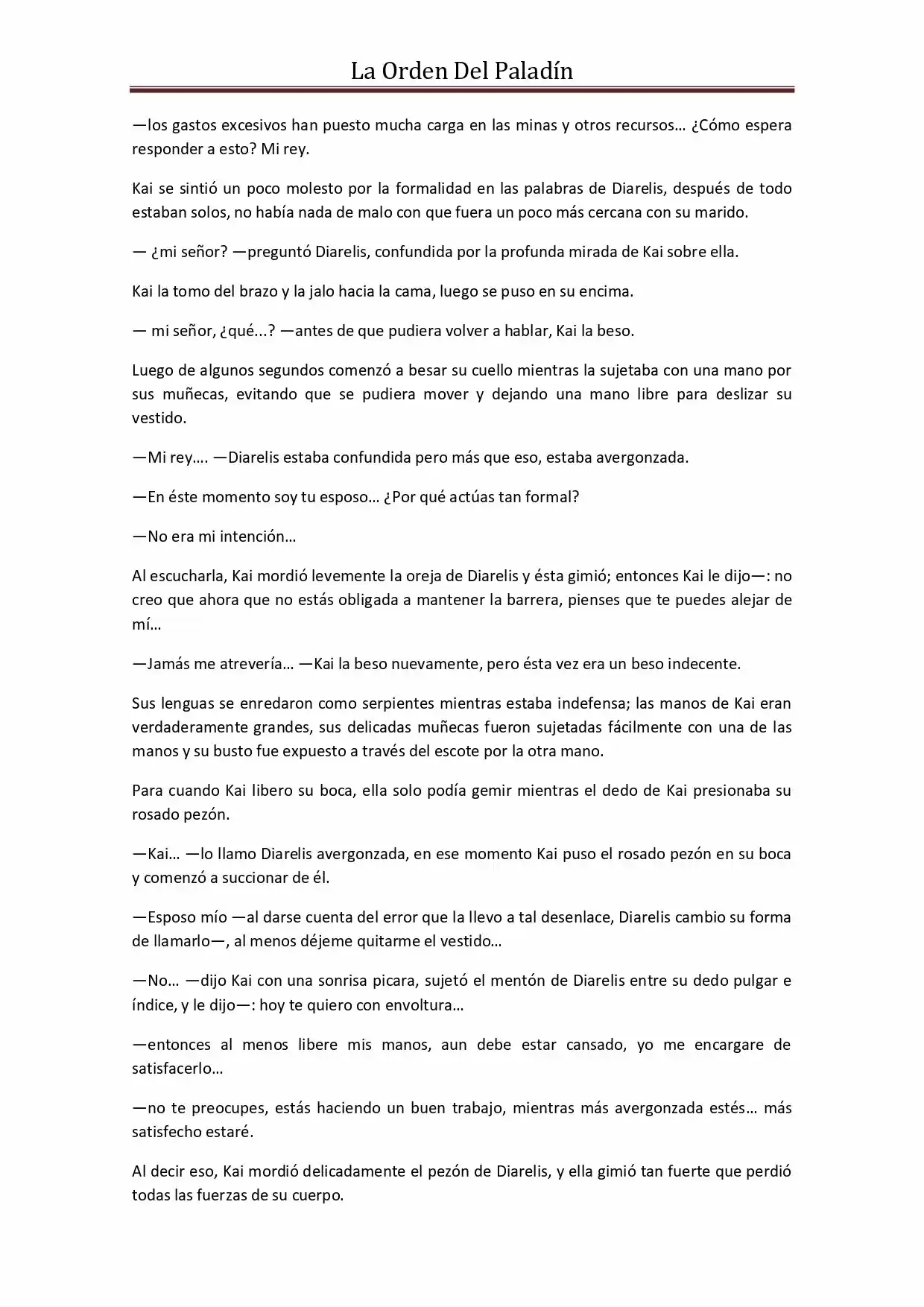 La Orden Del Paladin (Novela) - Capítulo 49 - Página 4 - LectorTMOo