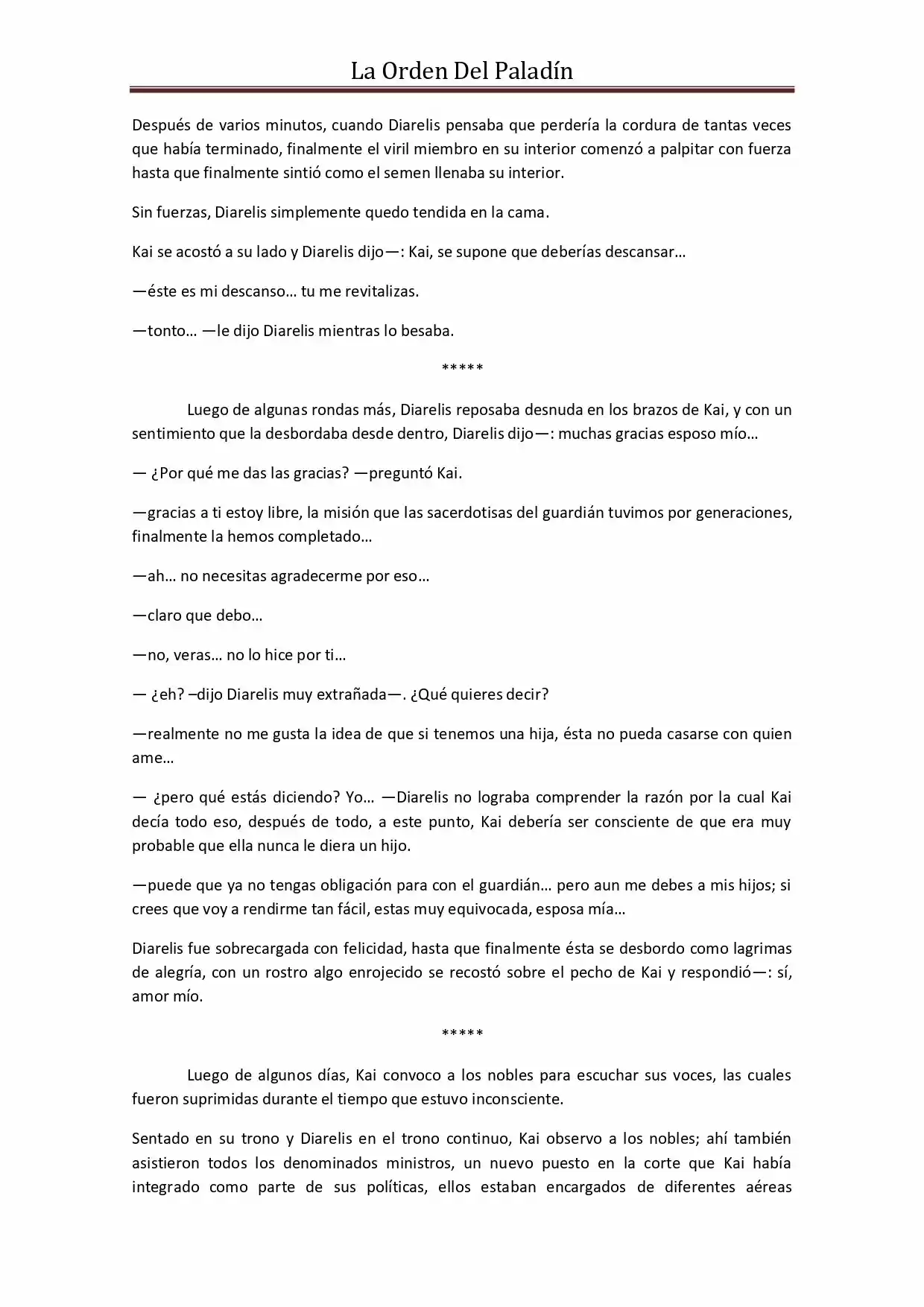 La Orden Del Paladin (Novela) - Capítulo 49 - Página 6 - LectorTMOo