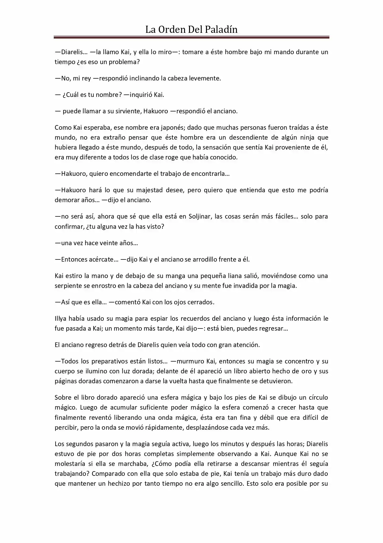 La Orden Del Paladin (Novela) - Capítulo 49 - Página 12 - LectorTMOo