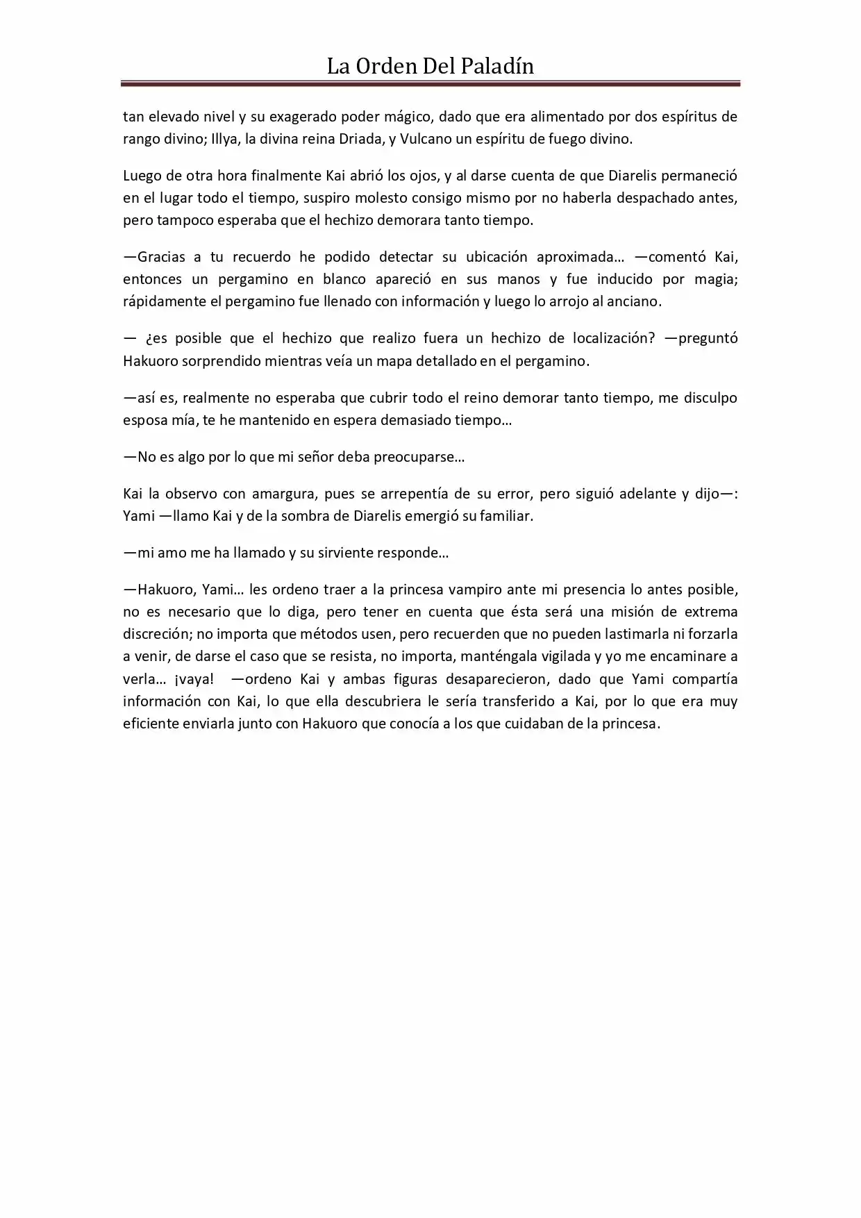 La Orden Del Paladin (Novela) - Capítulo 49 - Página 13 - LectorTMOo