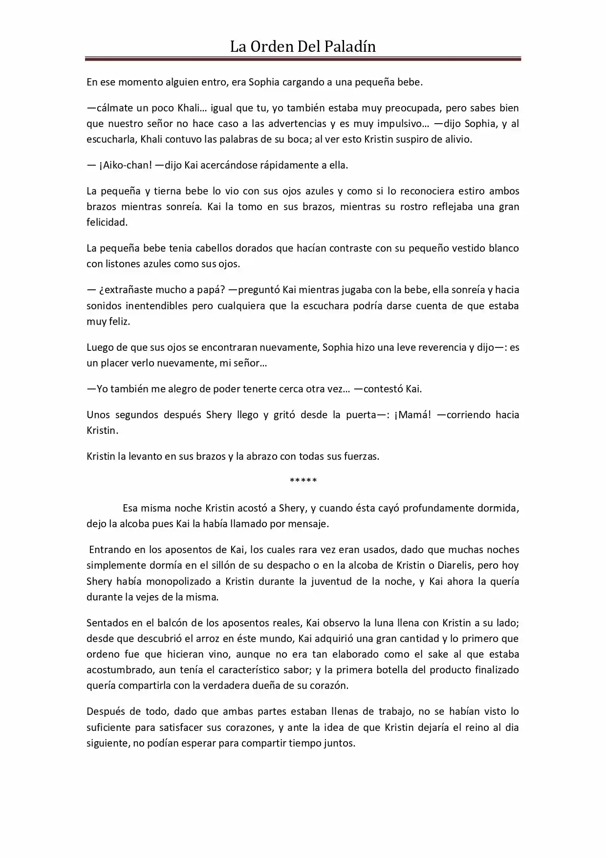 La Orden Del Paladin (Novela) - Capítulo 50 - Página 4 - LectorTMOo