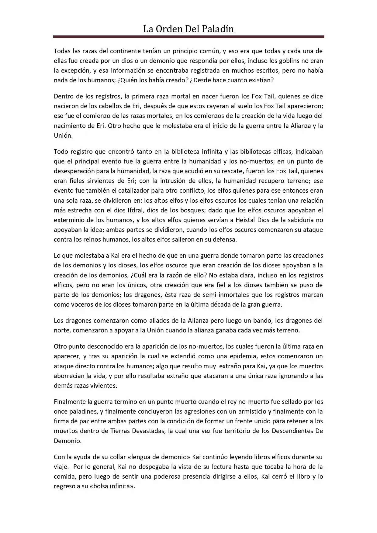 La Orden Del Paladin (Novela) - Capítulo 50 - Página 7 - LectorTMOo