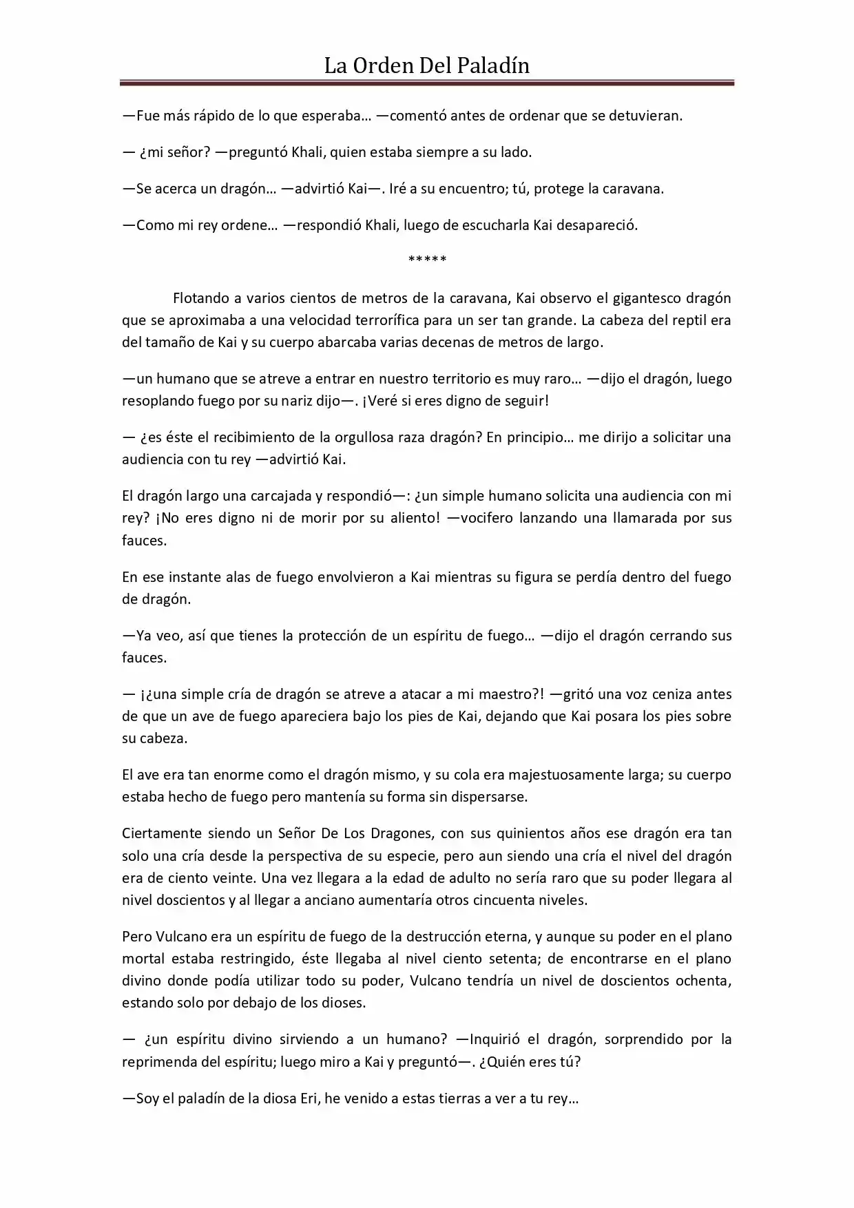 La Orden Del Paladin (Novela) - Capítulo 50 - Página 8 - LectorTMOo