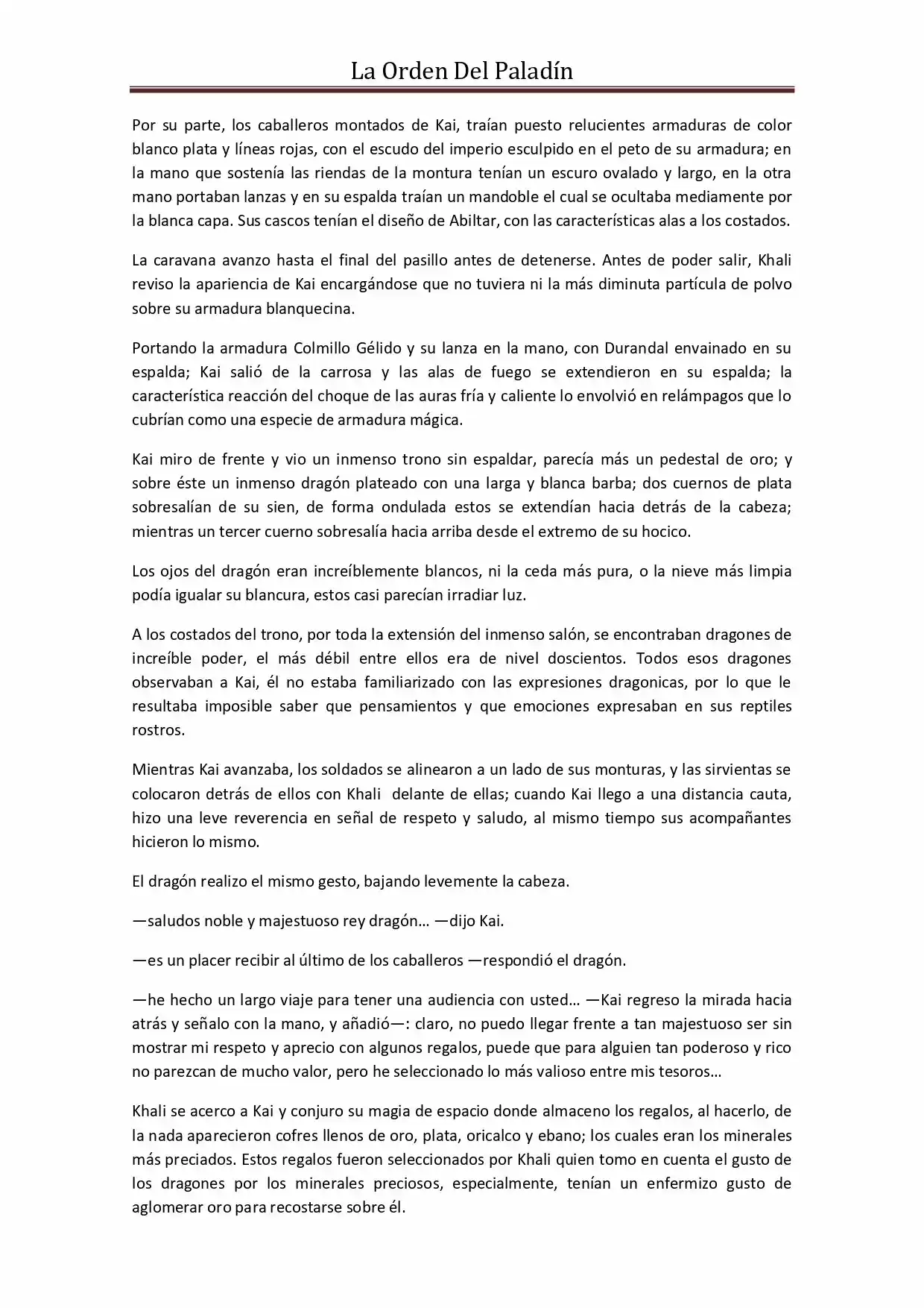 La Orden Del Paladin (Novela) - Capítulo 50 - Página 11 - LectorTMOo