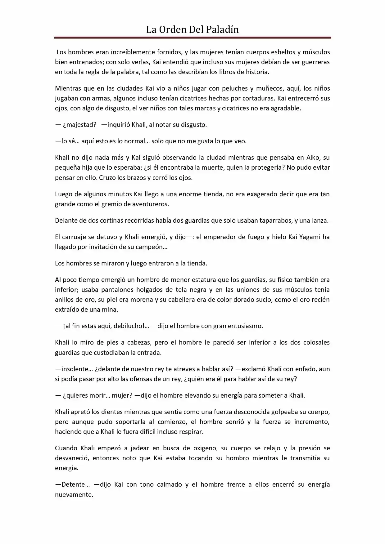 La Orden Del Paladin (Novela) - Capítulo 51 - Página 2 - LectorTMOo