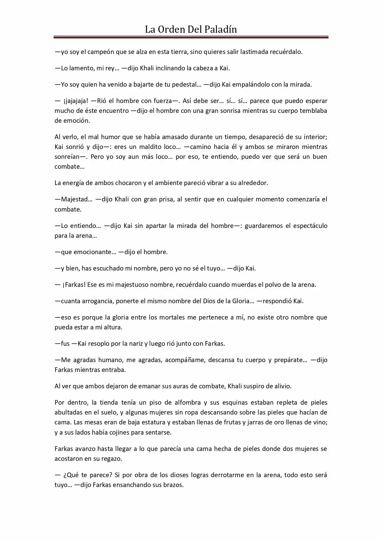 La Orden Del Paladin (Novela) - Capítulo 51 - Página 3 - LectorTMOo