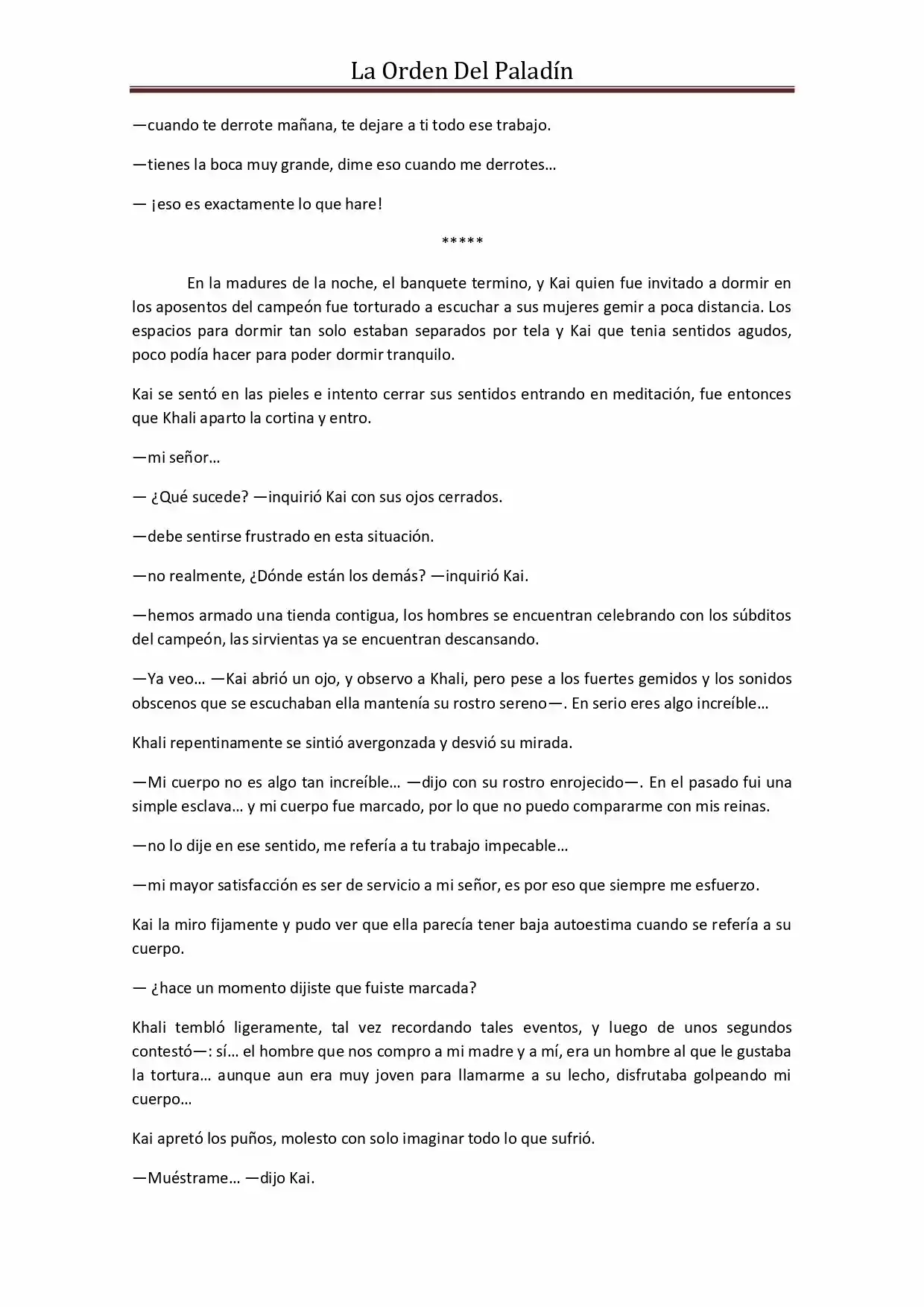 La Orden Del Paladin (Novela) - Capítulo 51 - Página 6 - LectorTMOo