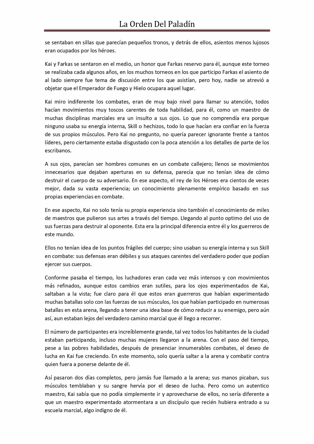 La Orden Del Paladin (Novela) - Capítulo 52 - Página 3 - LectorTMOo