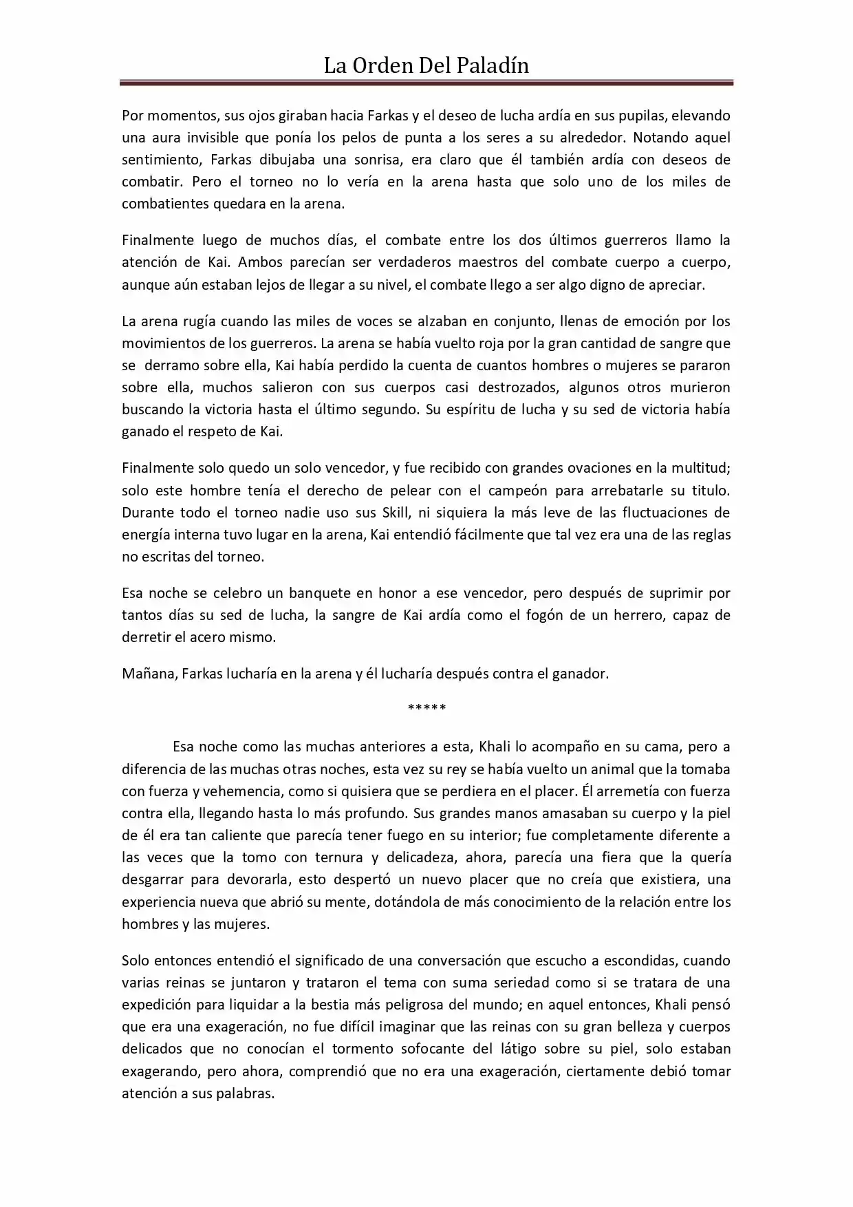 La Orden Del Paladin (Novela) - Capítulo 52 - Página 4 - LectorTMOo