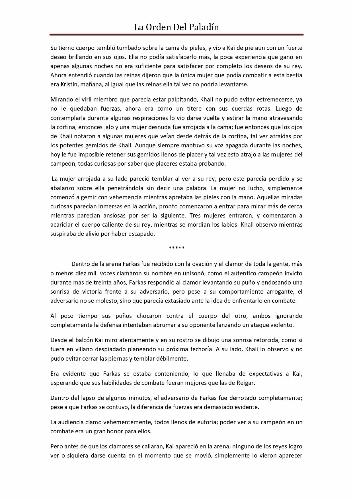 La Orden Del Paladin (Novela) - Capítulo 52 - Página 5 - LectorTMOo